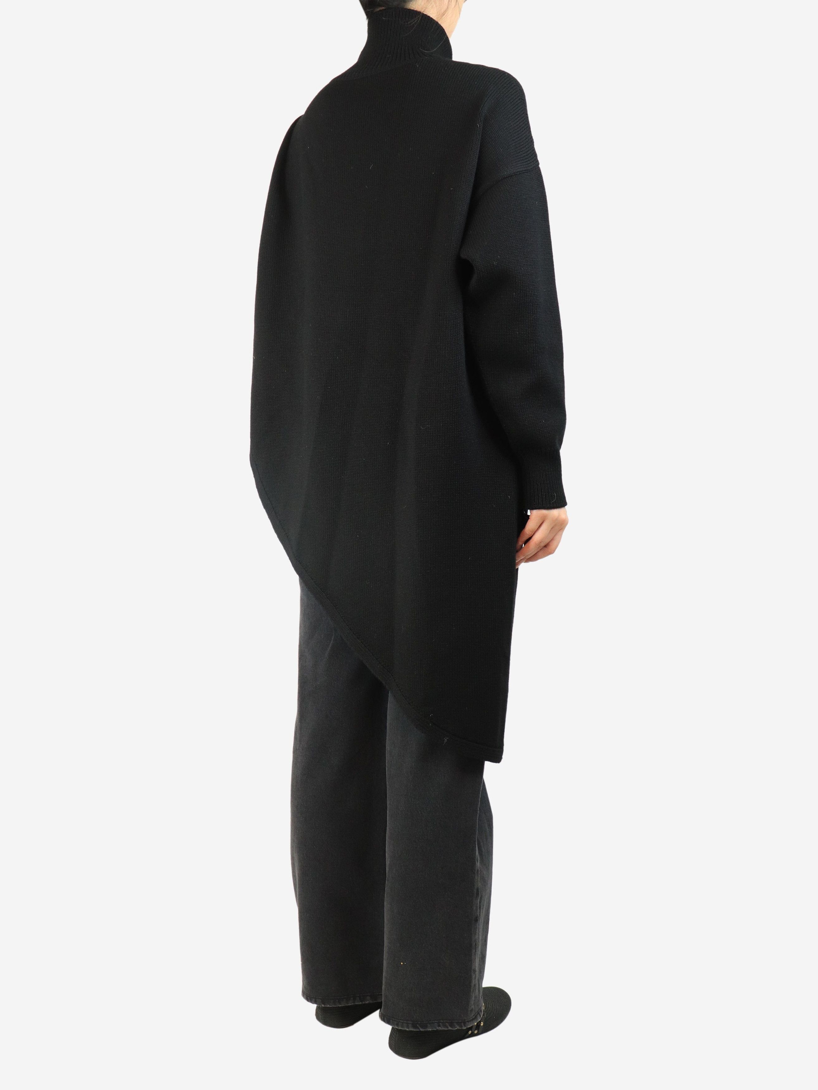 Other Black asymmetric wool jumper - UK 10 Size M / US 6-8 / IT 42-44 - 2 Thumbnail