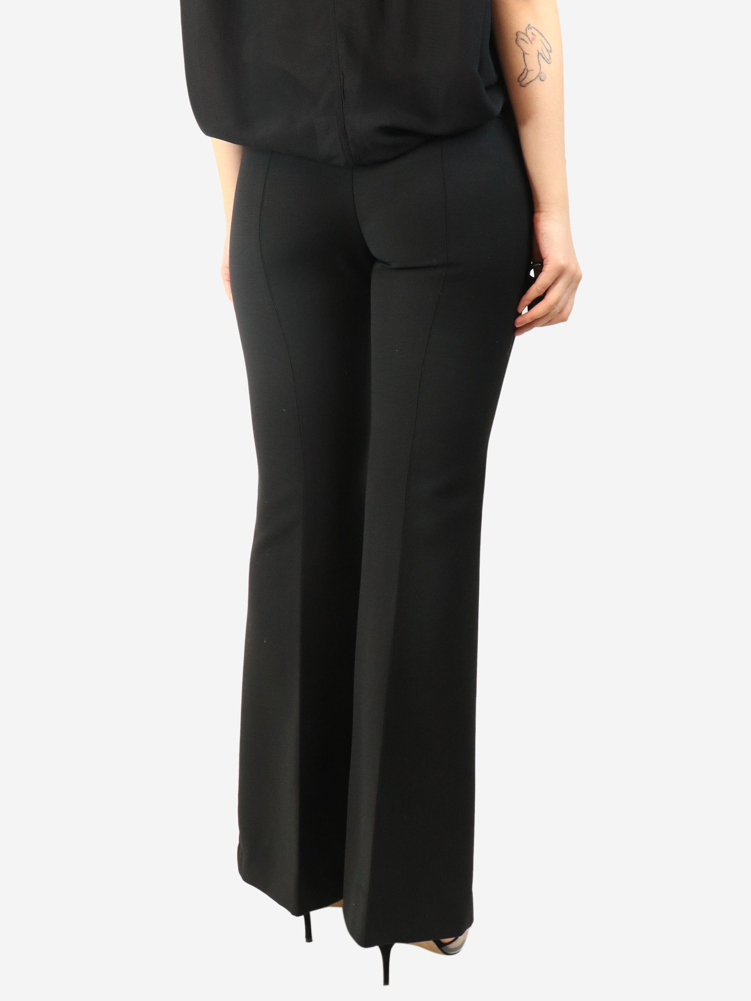 Other Black wool flared trousers - UK 8 Size 27" / US 4 / IT 40 - 3 Thumbnail