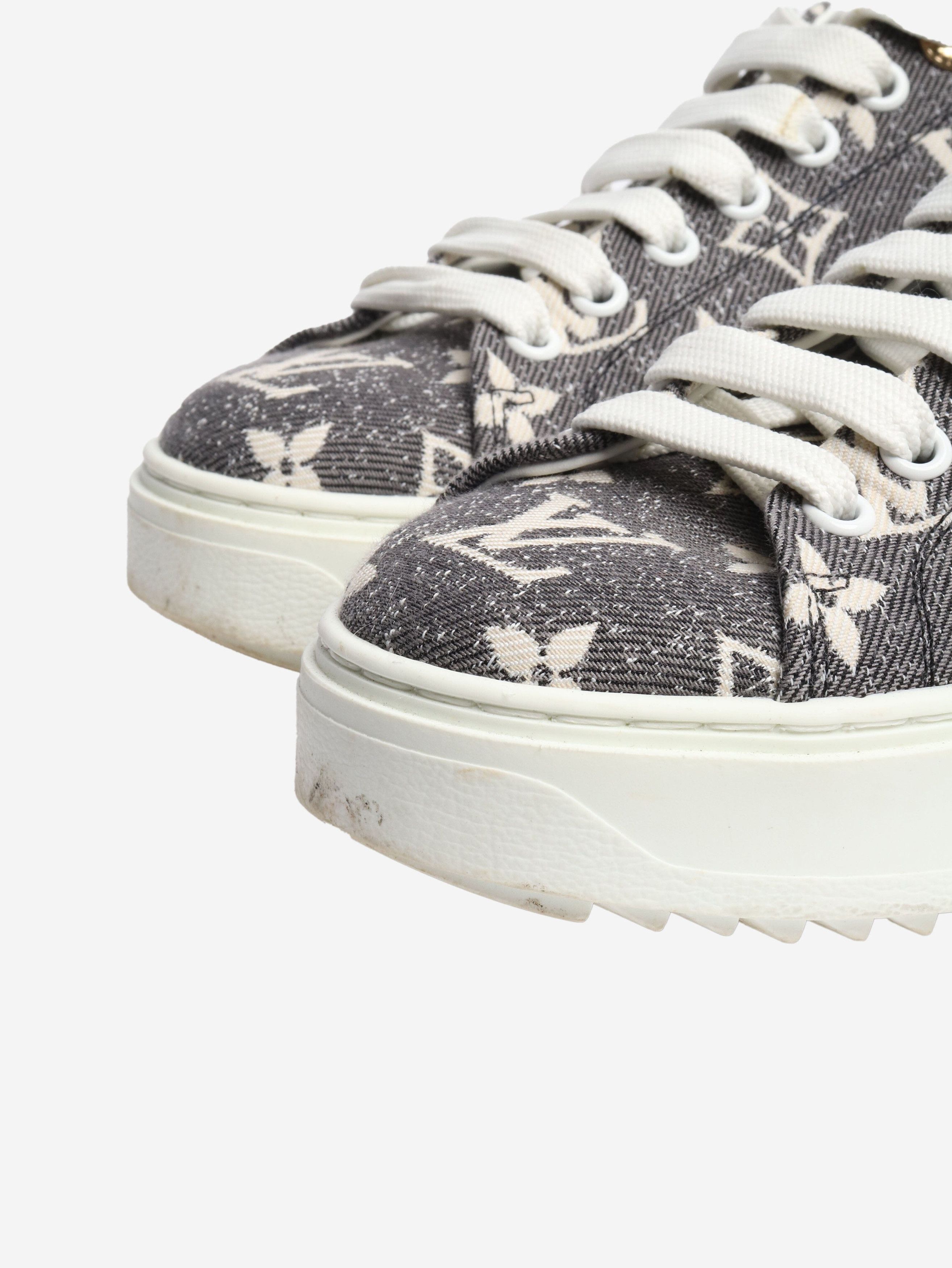 Other Grey monogram trainers - EU 37 (UK 4) Size US 6 / IT 36 - 4 Thumbnail