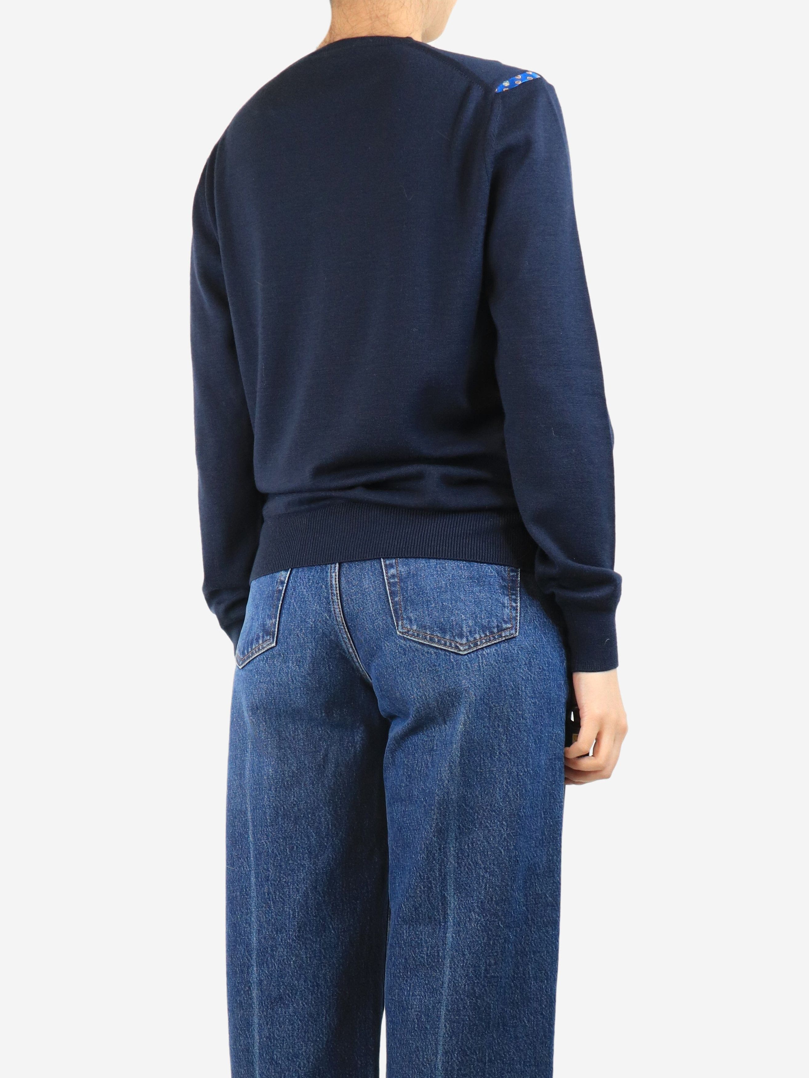 Other Navy wool sweater - M Size M / US 6-8 / IT 42-44 - 2 Thumbnail