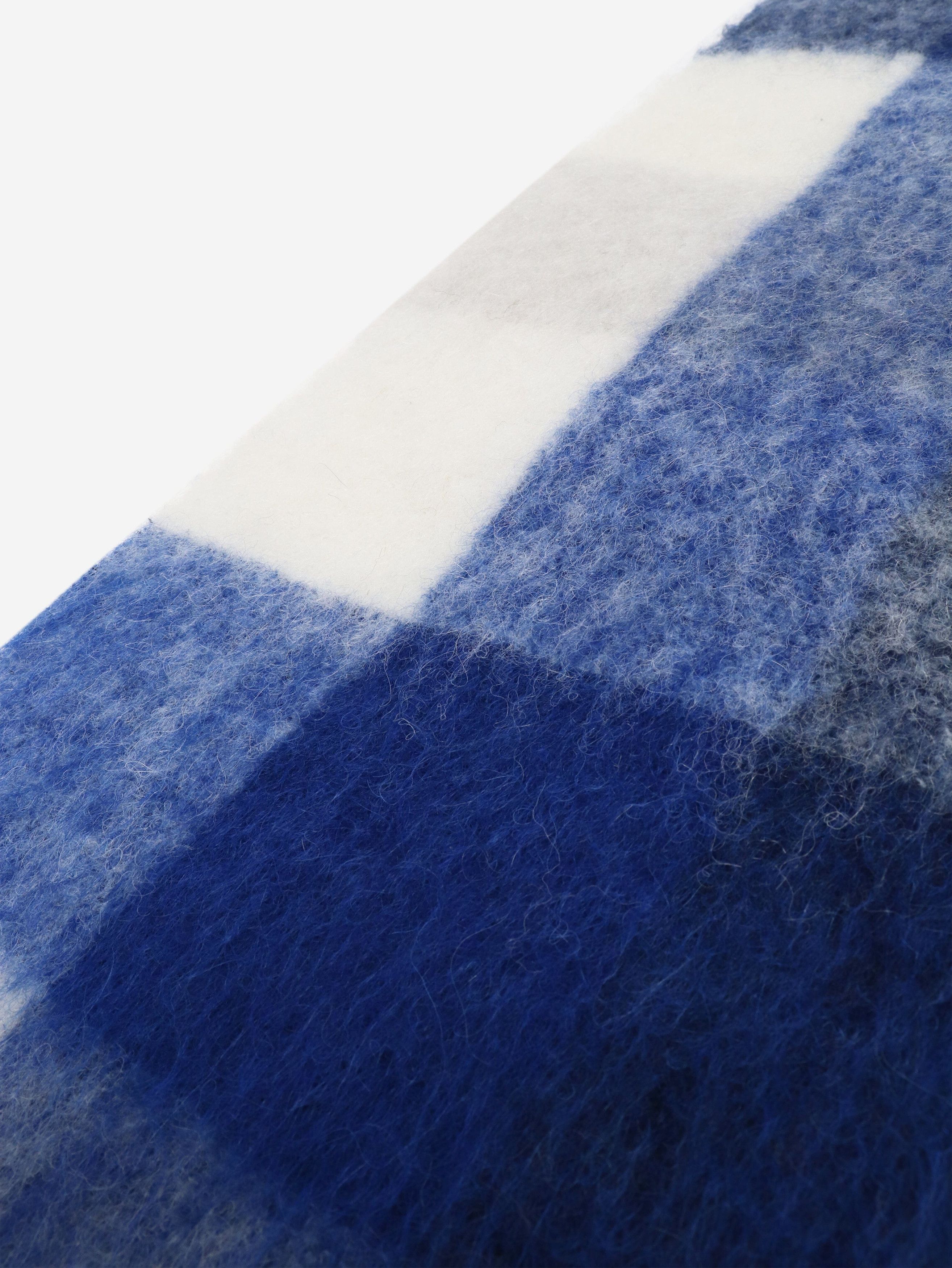 Other Blue Vally check scarf Size ONE SIZE - 4 Thumbnail