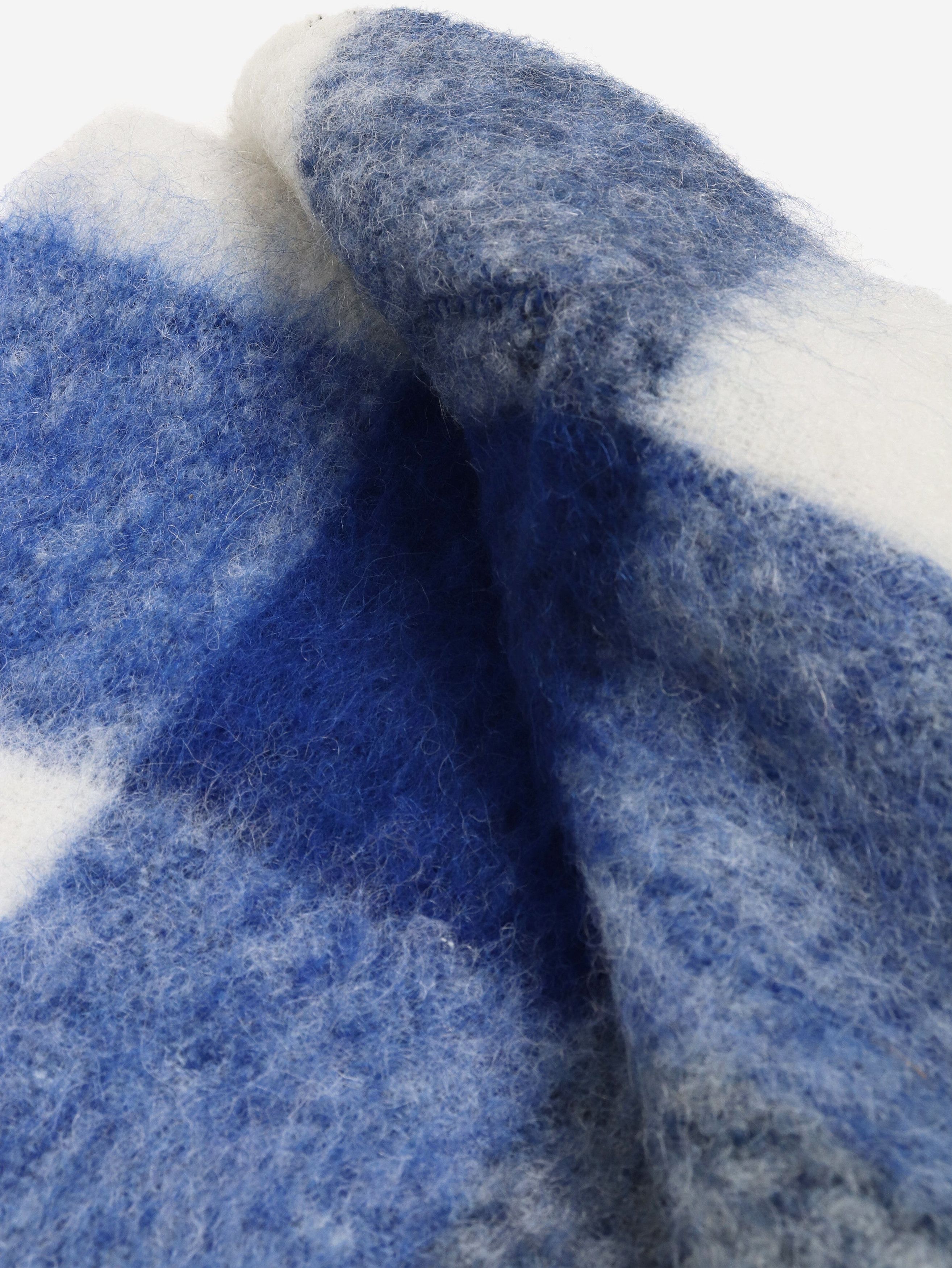 Other Blue Vally check scarf Size ONE SIZE - 3 Thumbnail
