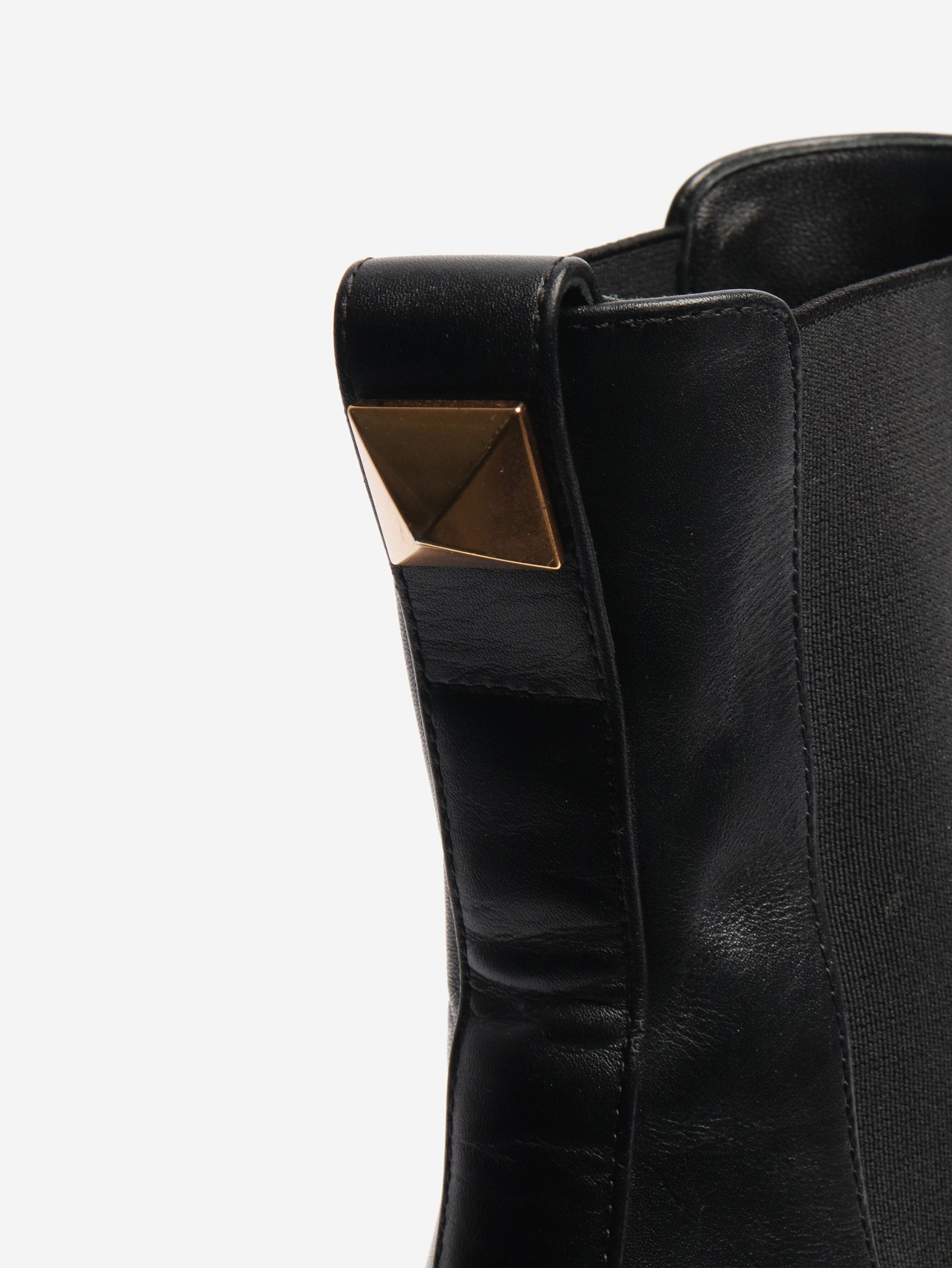 Other Black Rockstud chelsea boots - EU 37 Size US 6 / IT 36 - 4 Thumbnail