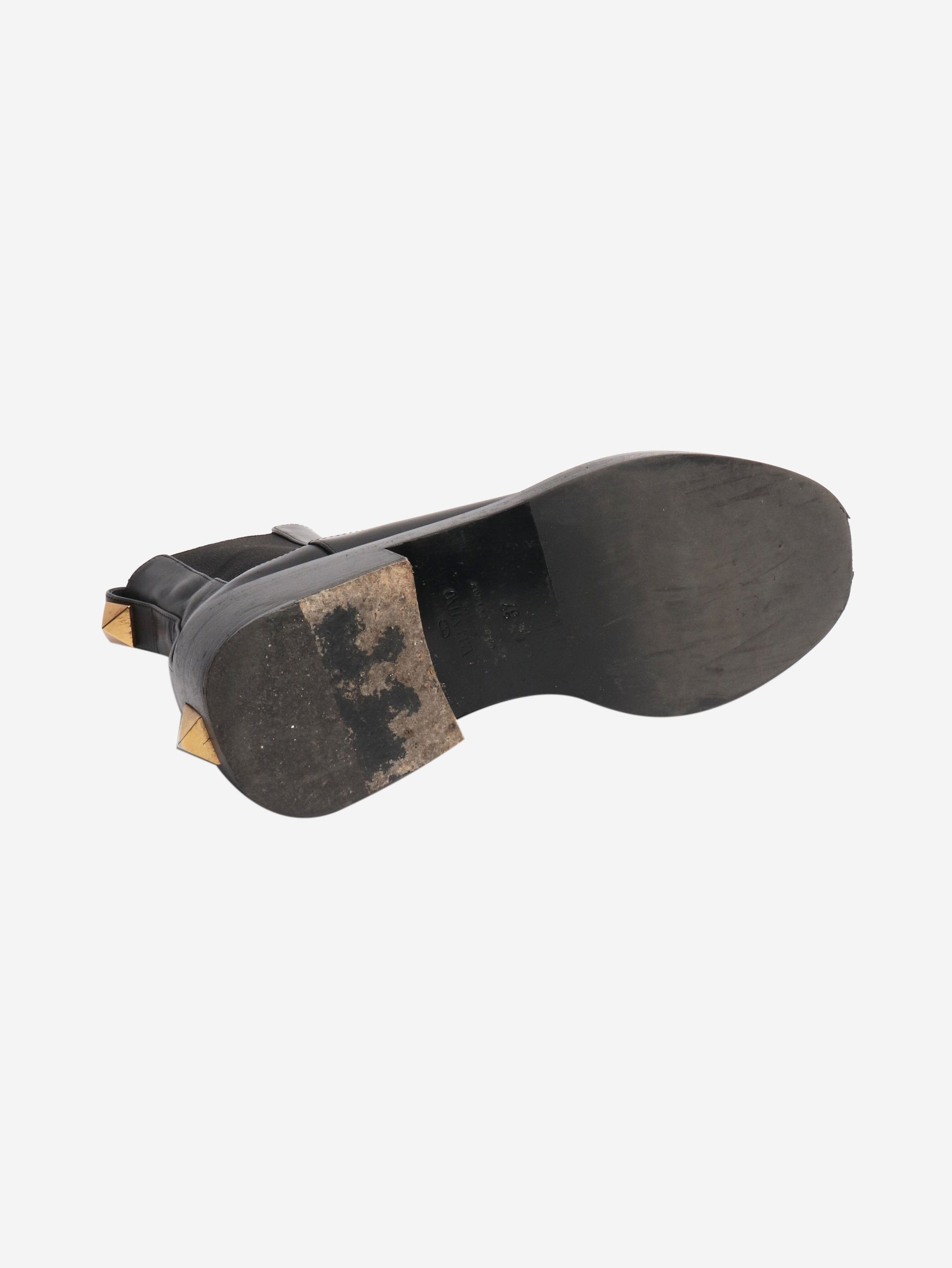 Other Black Rockstud chelsea boots - EU 37 Size US 6 / IT 36 - 5 Thumbnail