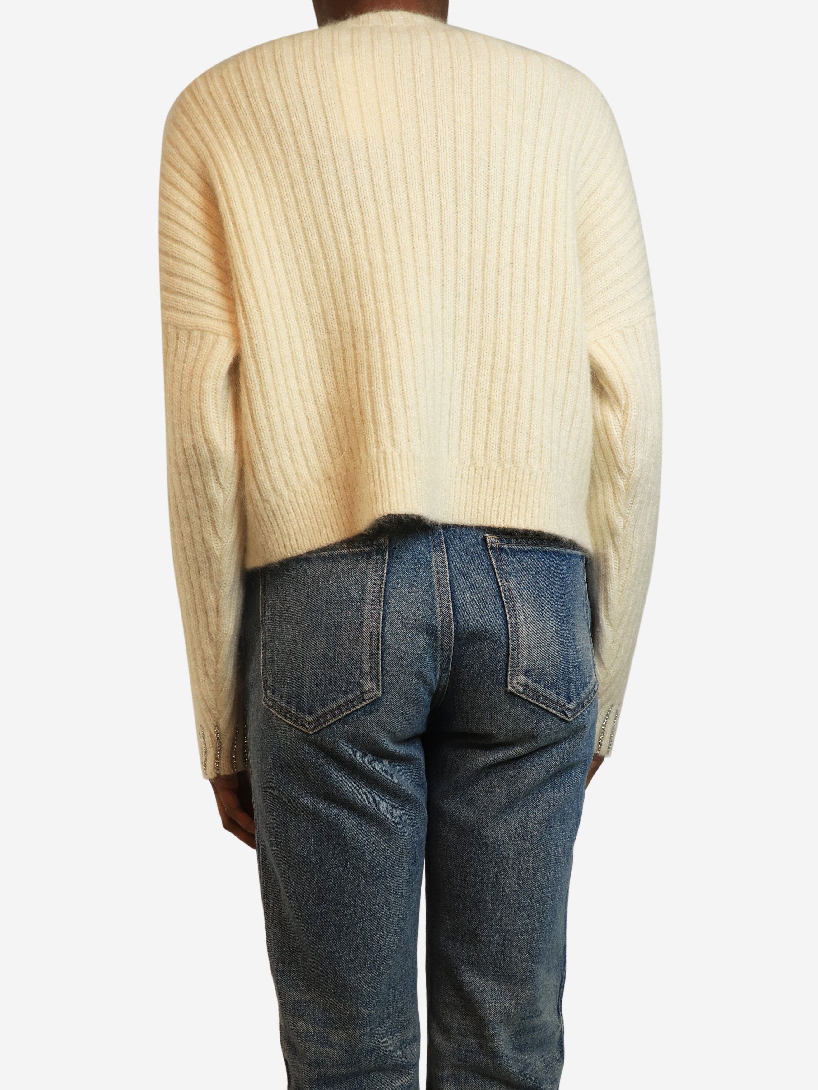 Other Cream diamante knit jumper - S Size S / US 4 / IT 40 - 2 Thumbnail