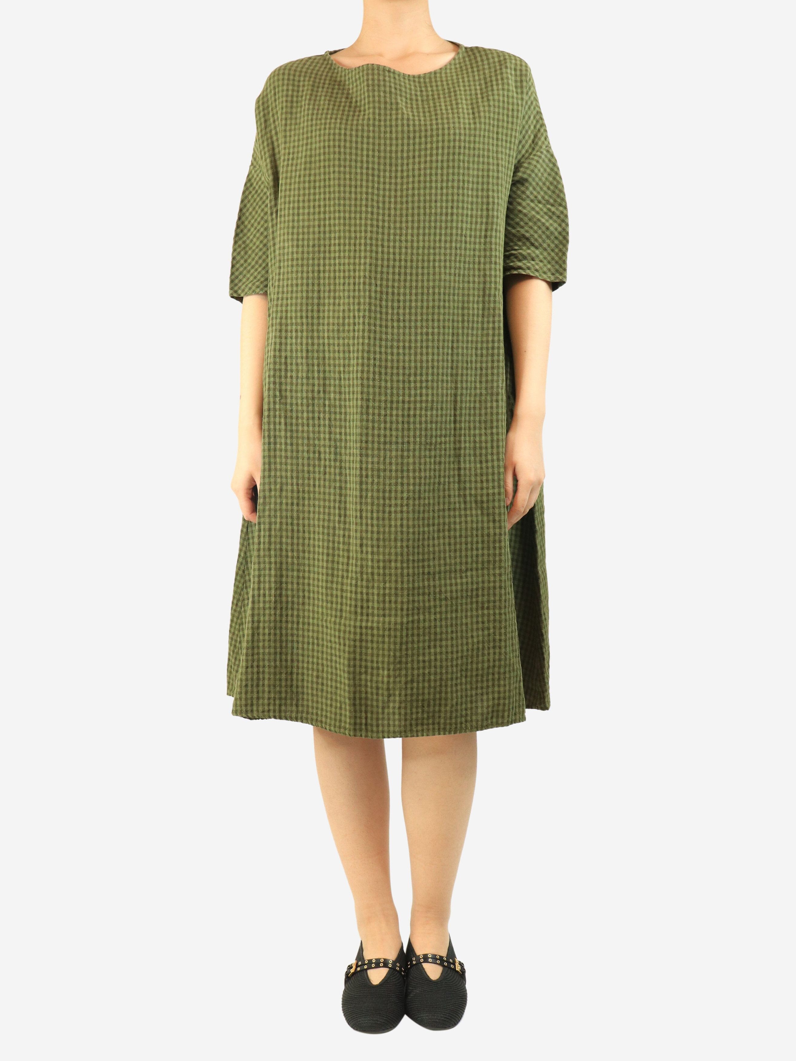 Other Green gingham midi dress and coat set - S Size S / US 4 / IT 40 - 3 Thumbnail