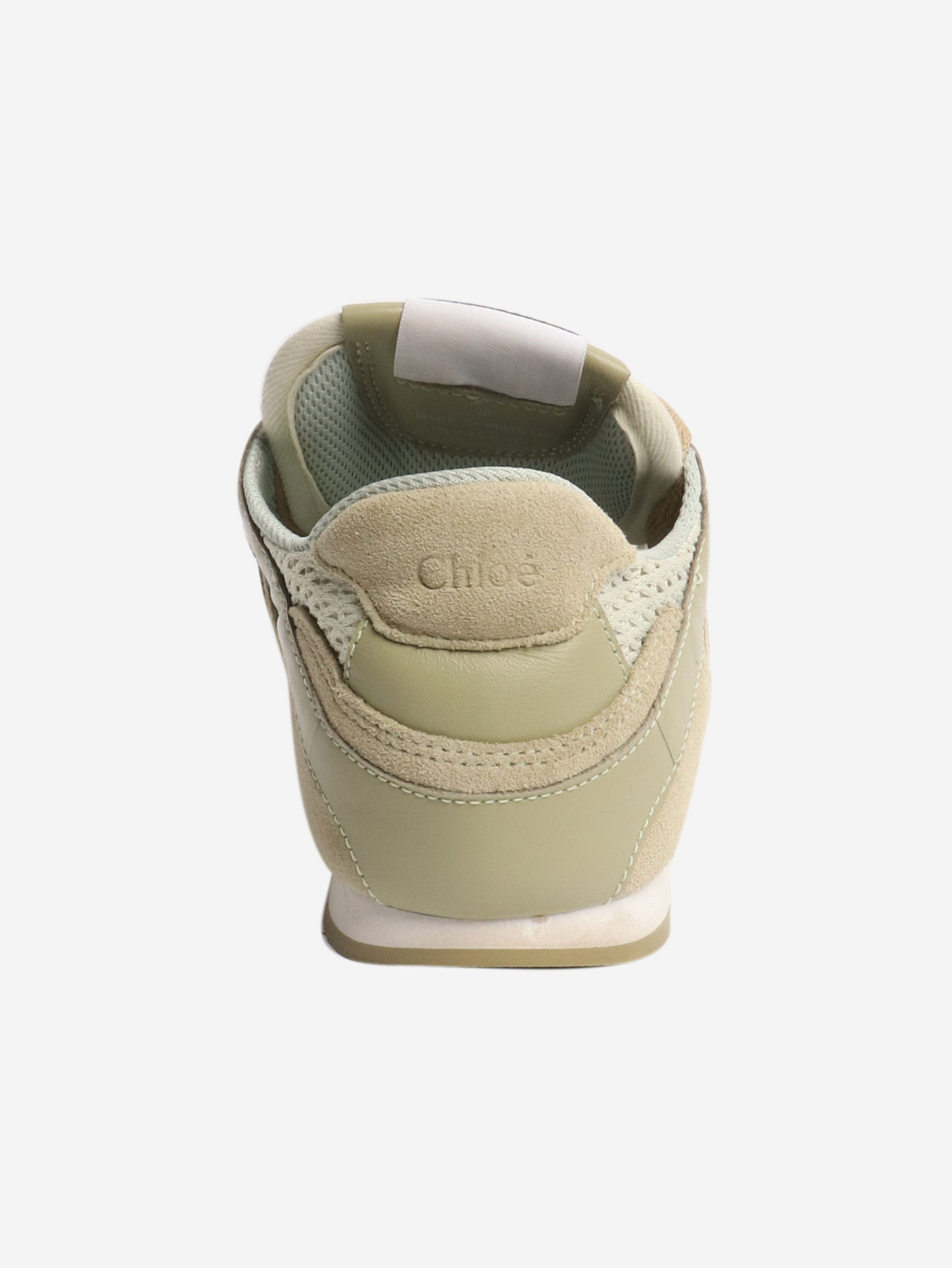 Other Army green Kick mesh leather sneakers - EU 38 Size US 7.5 / IT 37.5 - 3 Thumbnail