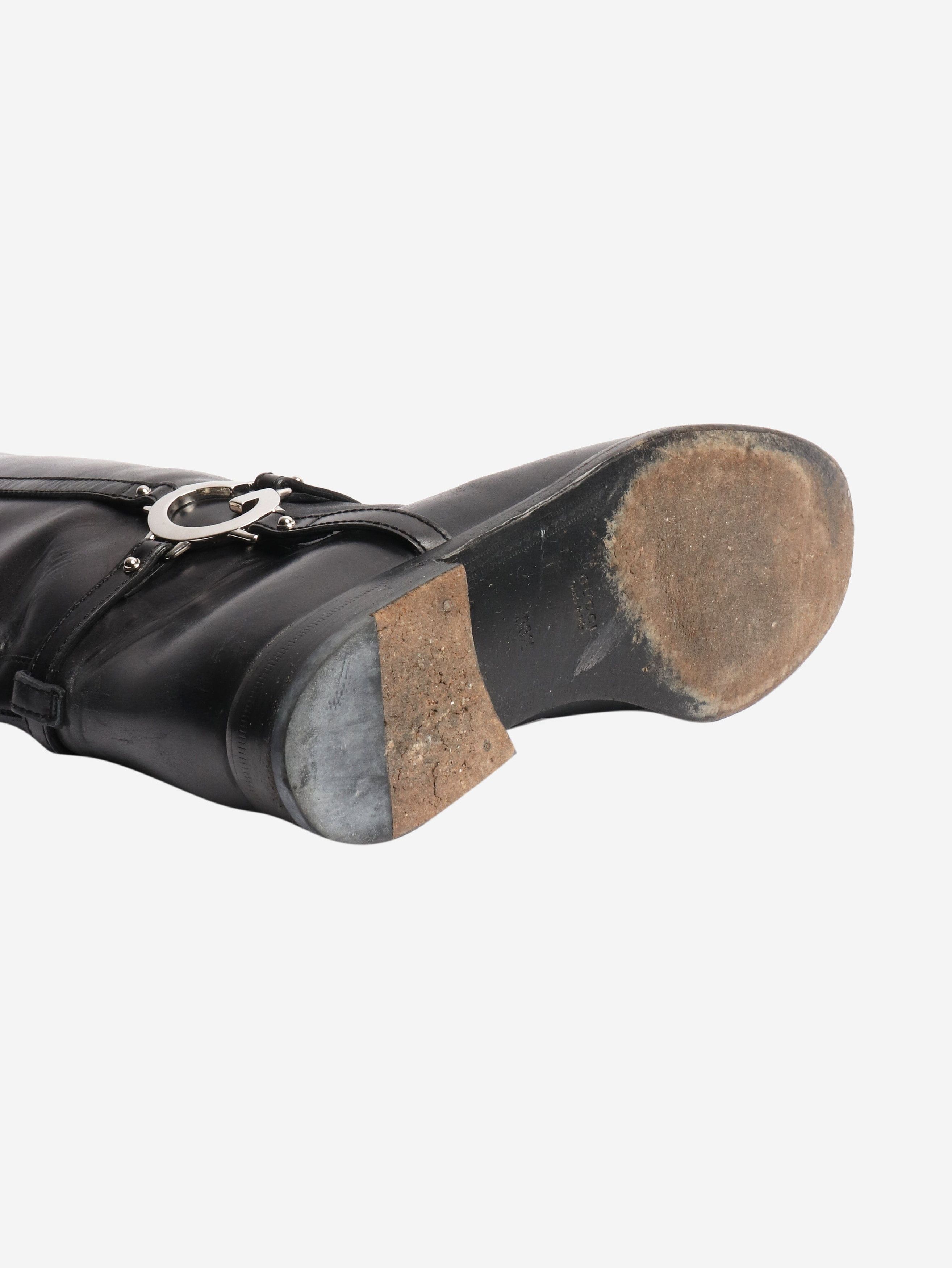 Other Black leather riding boots - EU 39.5 Size US 8.5 / IT 38.5 - 7 Thumbnail