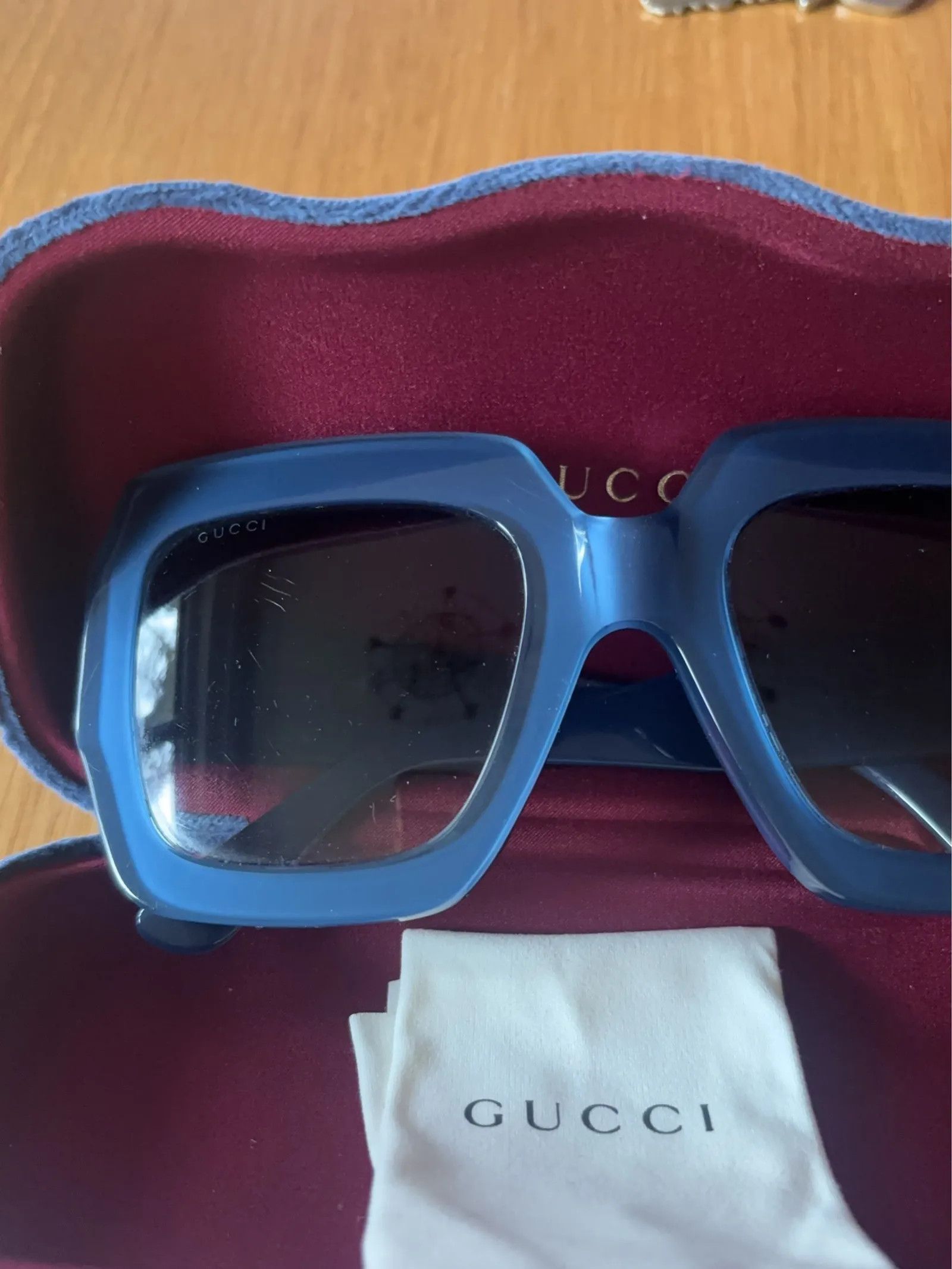 Gucci Gucci Square GG0178S Sunglasses Size ONE SIZE - 2 Thumbnail
