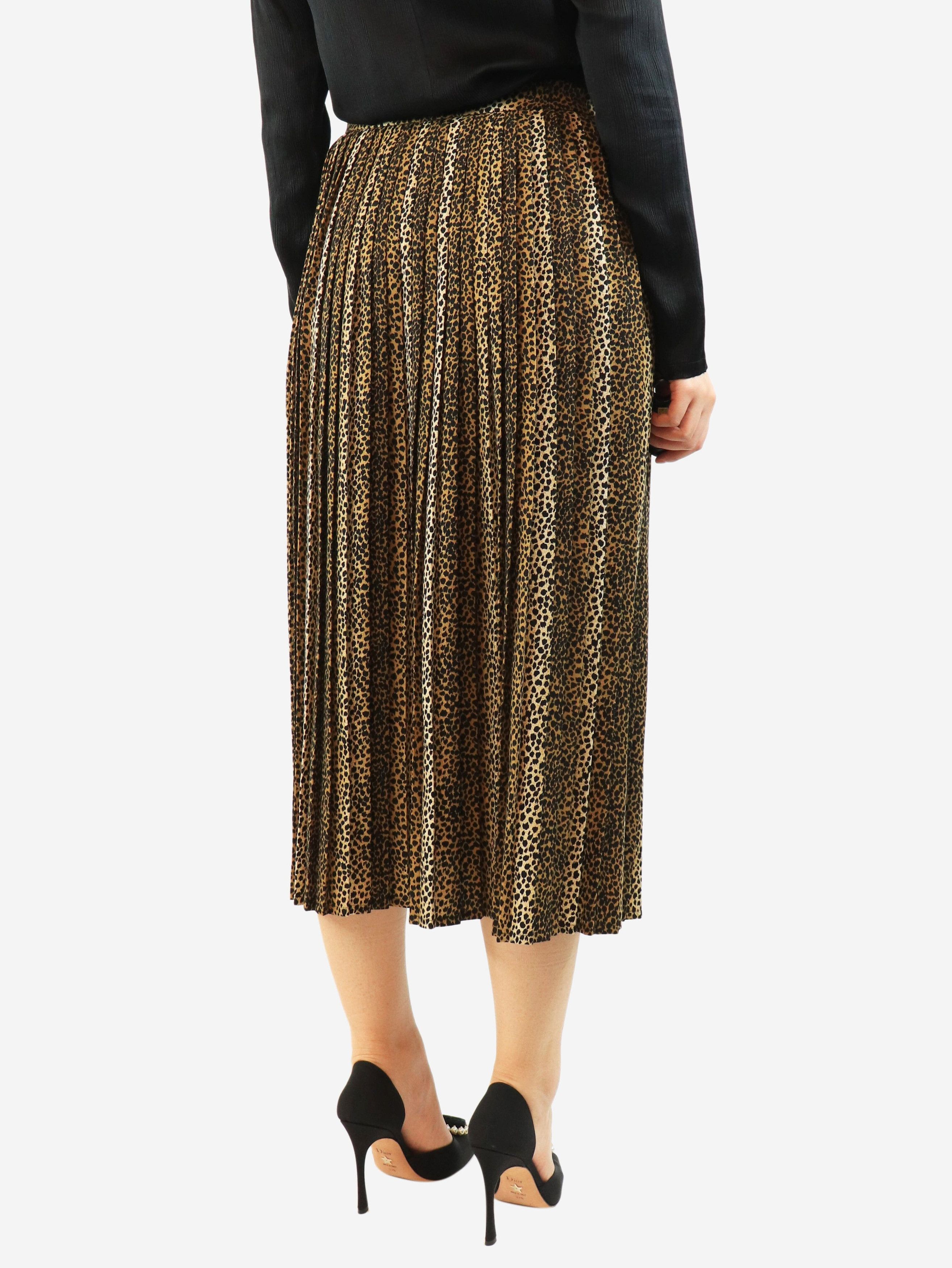 Other Leopard print pleated skirt - UK 10 Size 28" / US 6 / IT 42 - 3 Thumbnail