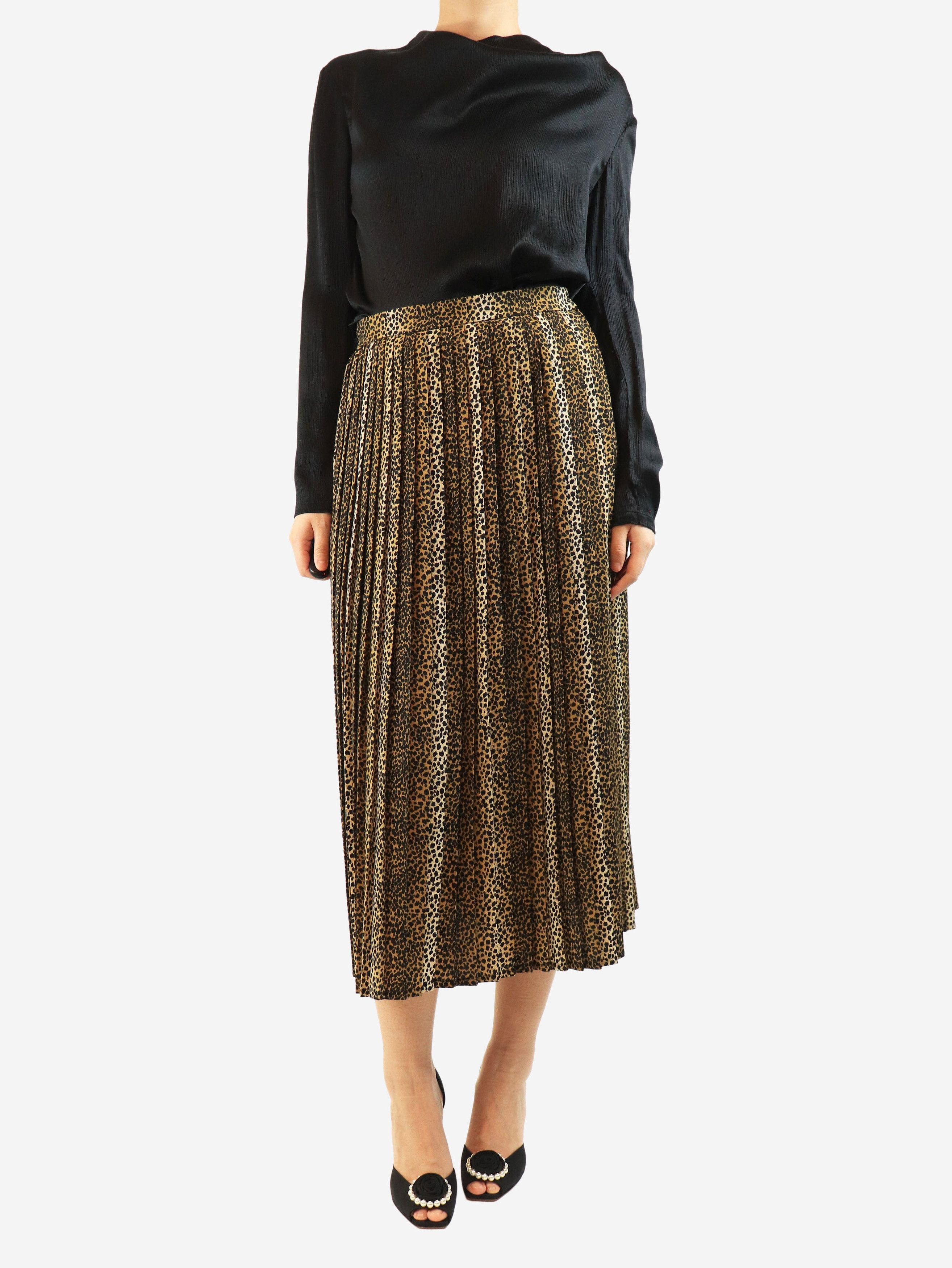 Other Leopard print pleated skirt - UK 10 Size 28" / US 6 / IT 42 - 2 Thumbnail