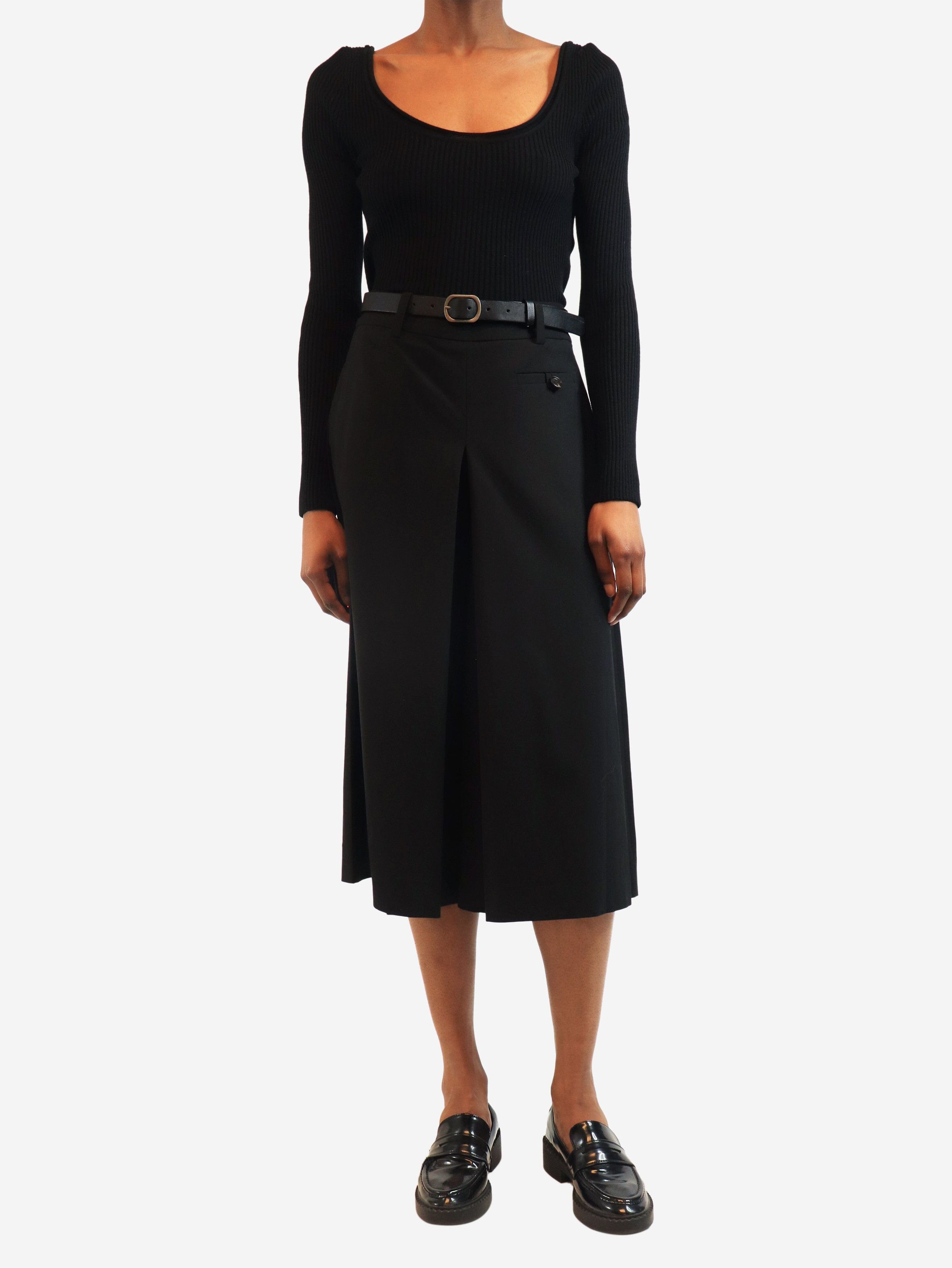 Other Black belted cullottes - UK 6 Size ONE SIZE - 2 Thumbnail