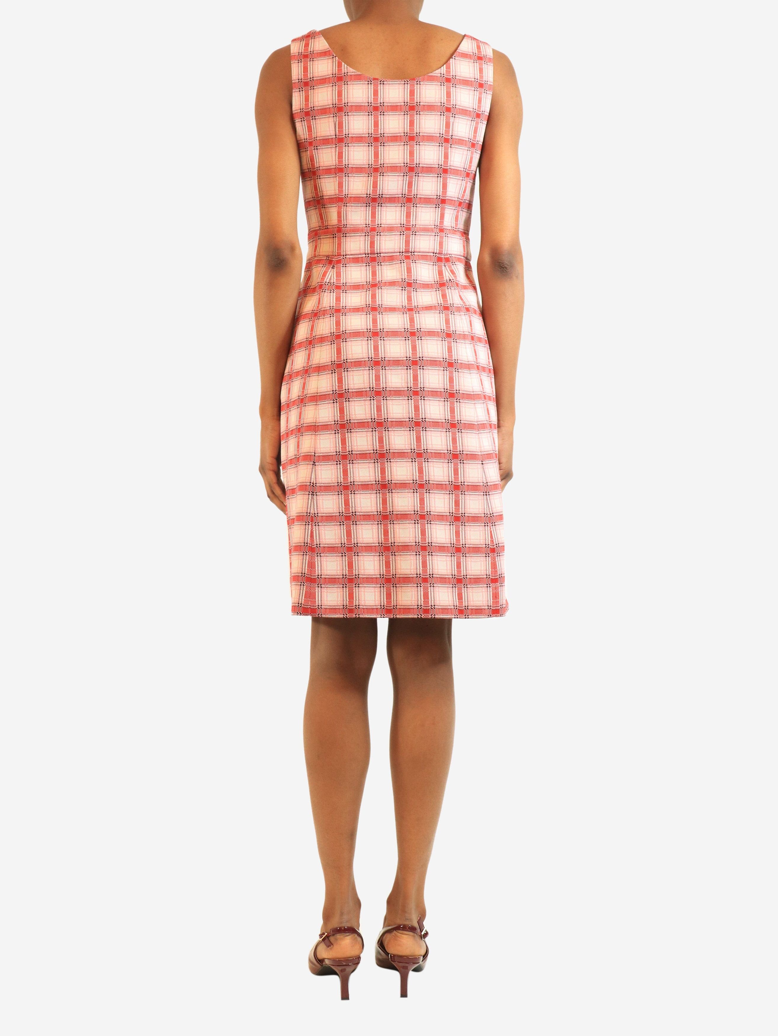 Other Pink and red plaid dress - UK 8 Size S / US 4 / IT 40 - 2 Thumbnail
