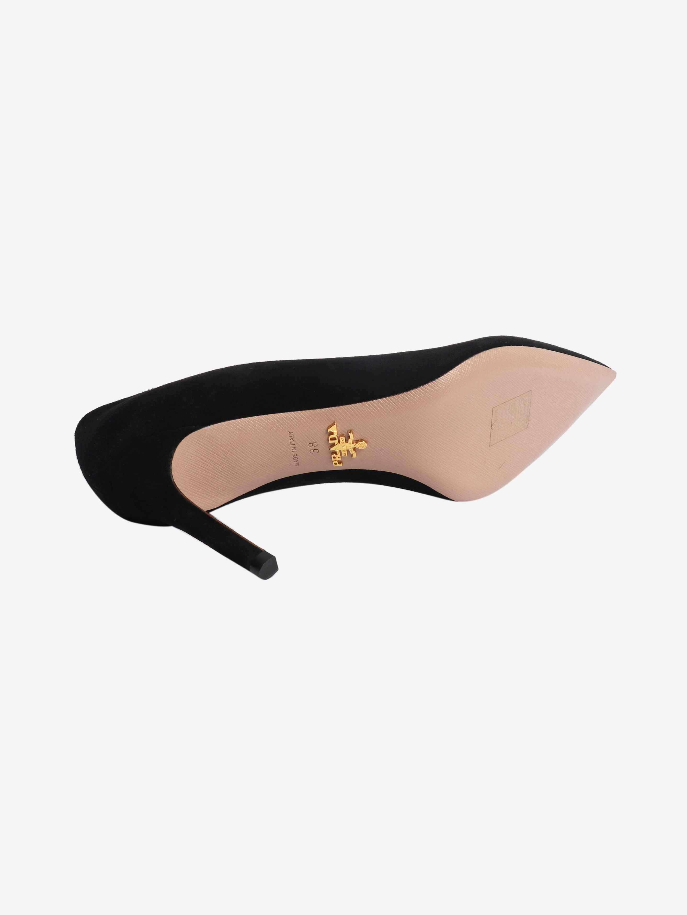 Prada Black suede pumps - EU 38 Size US 7.5 / IT 37.5 - 5 Thumbnail