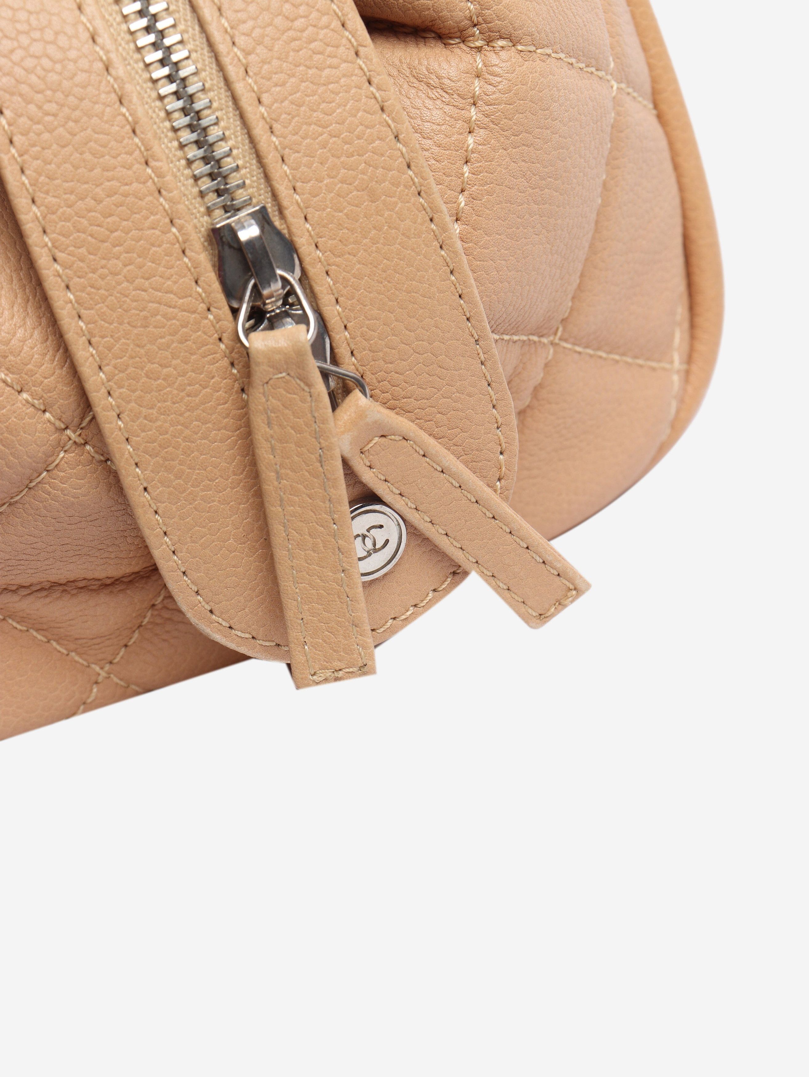 Chanel Beige 2008 caviar quilted top handle bag Size ONE SIZE - 3 Thumbnail