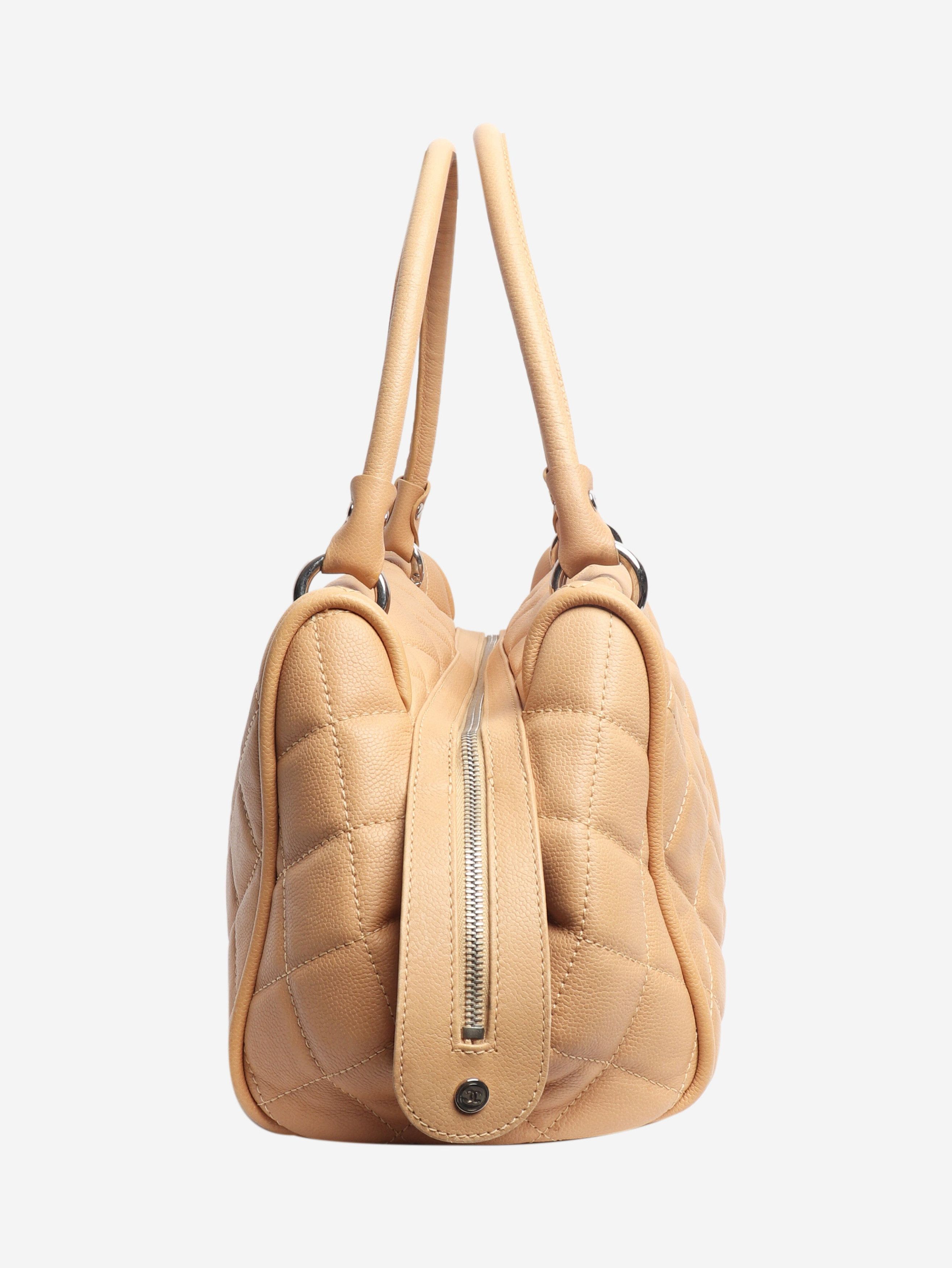 Chanel Beige 2008 caviar quilted top handle bag Size ONE SIZE - 2 Thumbnail