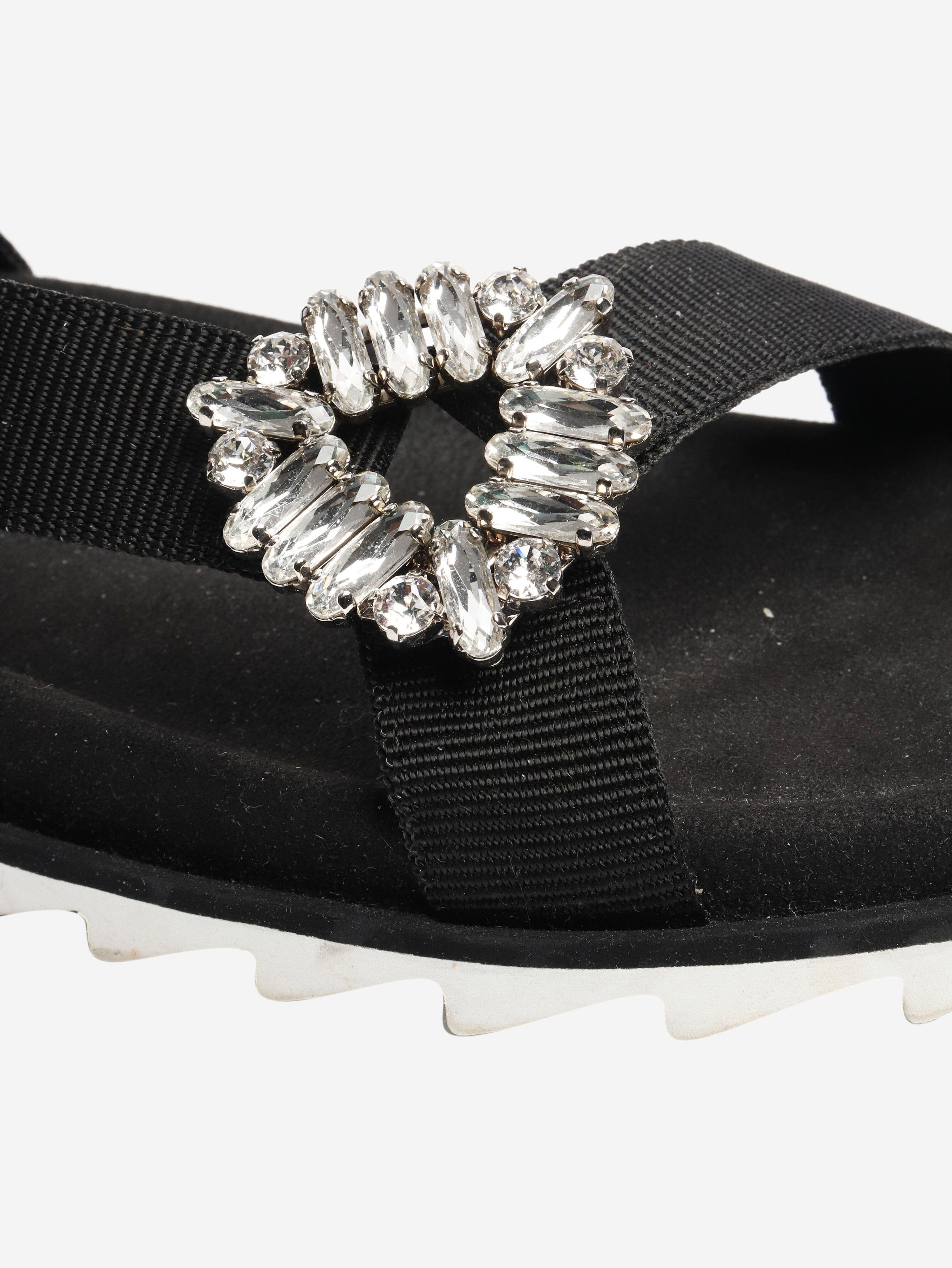 Other Black diamante sandals - EU 41 (UK 8) Size US 10 / IT 40 - 4 Thumbnail