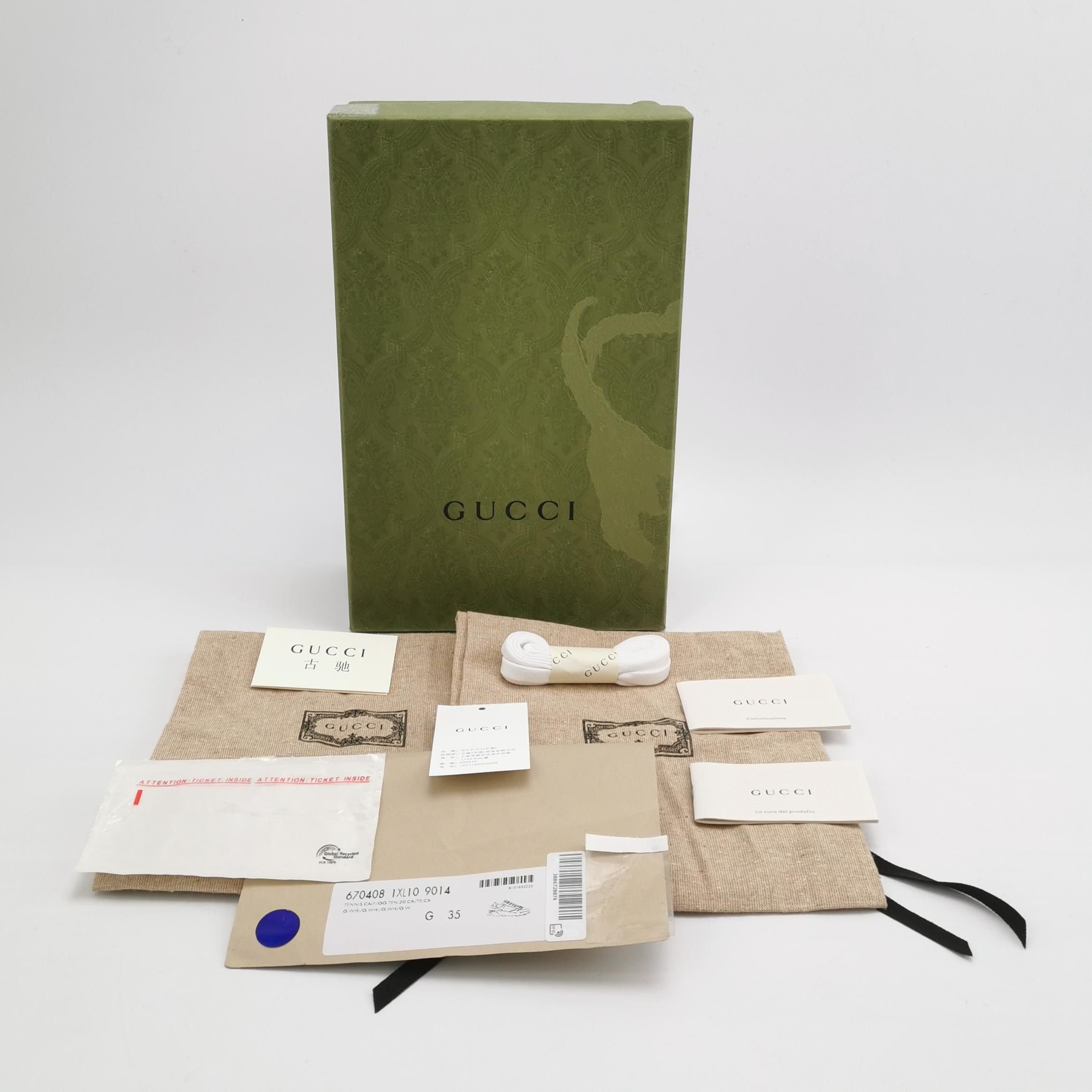 Gucci Gucci Women 5 Lowtop Sneakers Size US 5 / IT 35 - 6 Thumbnail