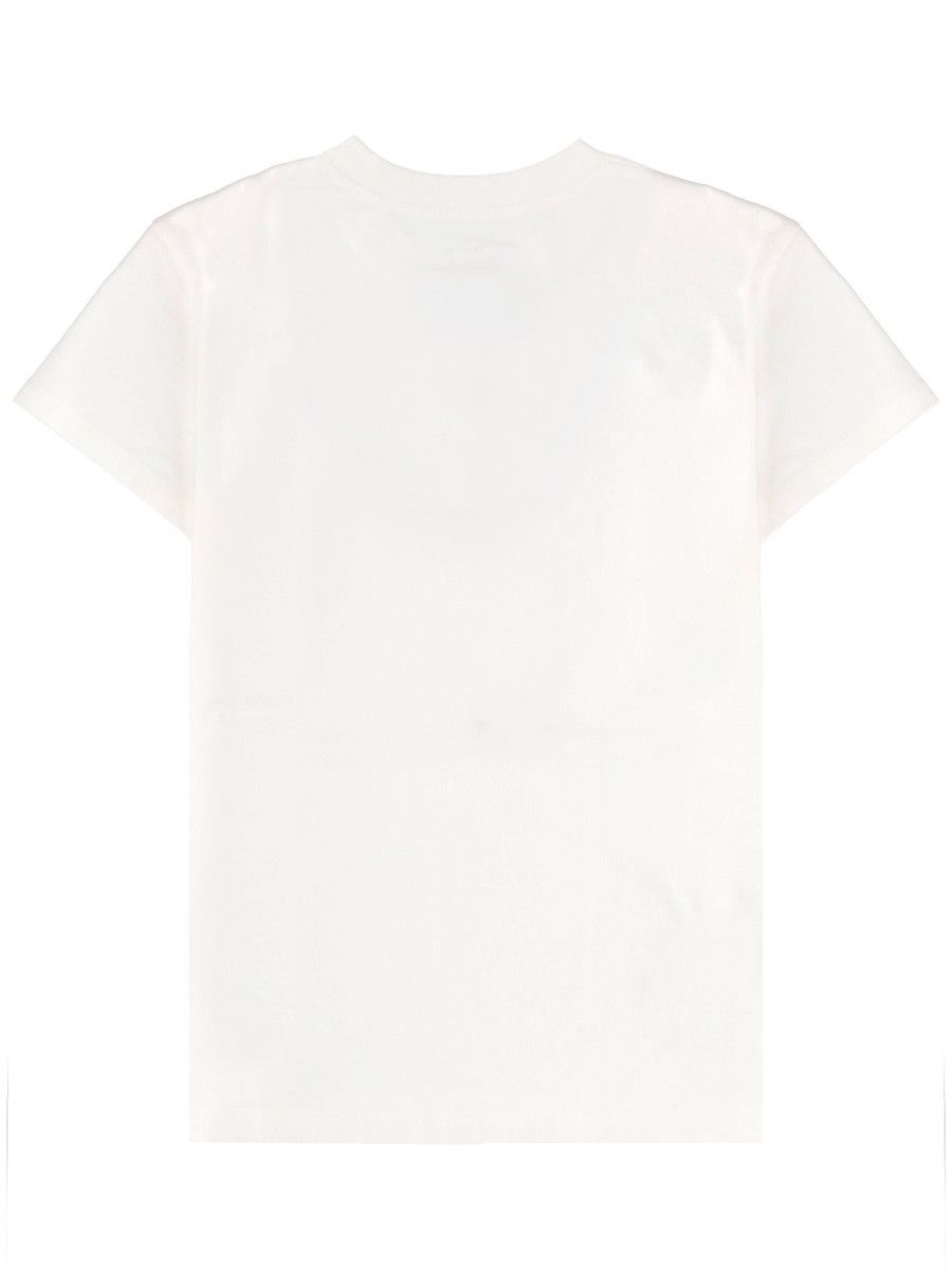 MM6 MM6 T-SHIRT WITH LOGO - WHITE Size L / US 10 / IT 46 - 2 Thumbnail