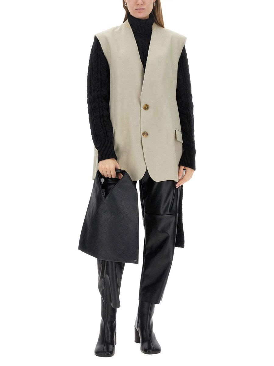 MM6 MM6 SINGLE-BREASTED VEST - BEIGE Size M / US 6-8 / IT 42-44 - 2 Thumbnail