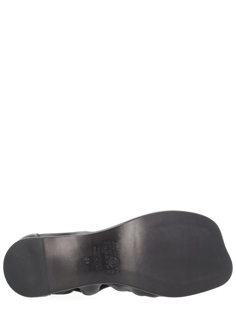 MM6 MM6 LEATHER BALLERINA - BLACK (IT 37) Size US 7 / IT 37 - 6 Thumbnail