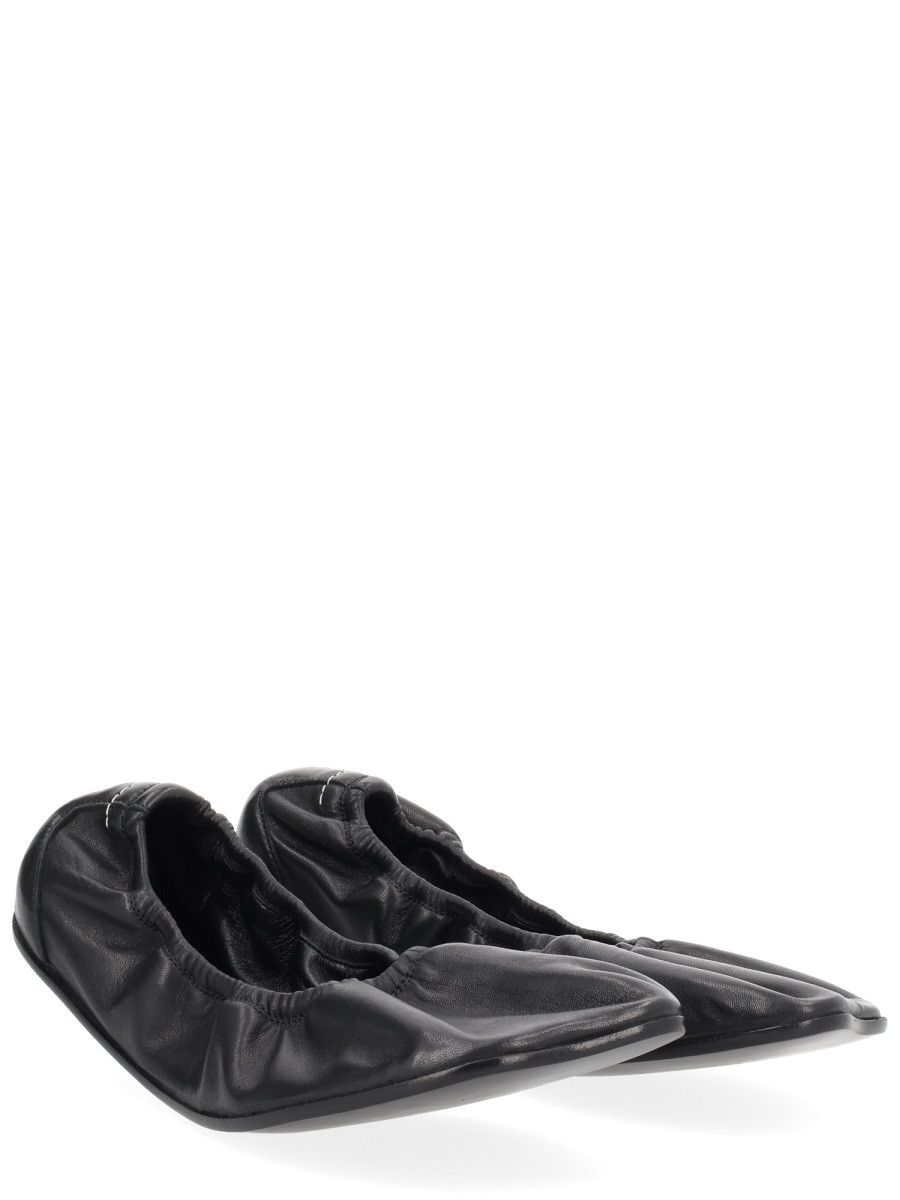 MM6 MM6 LEATHER BALLERINA - BLACK (IT 37) Size US 7 / IT 37 - 2 Thumbnail
