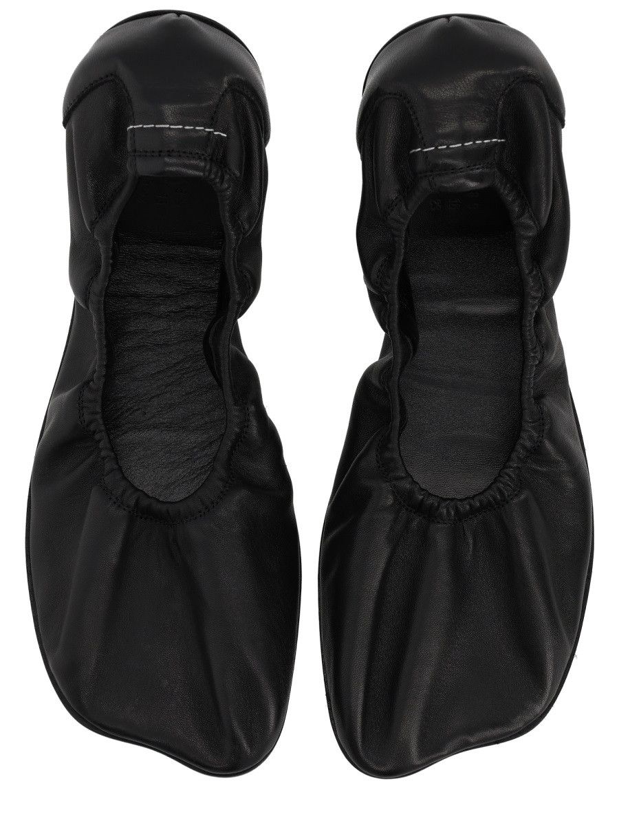 MM6 MM6 LEATHER BALLERINA - BLACK (IT 40) Size US 10 / IT 40 - 5 Thumbnail