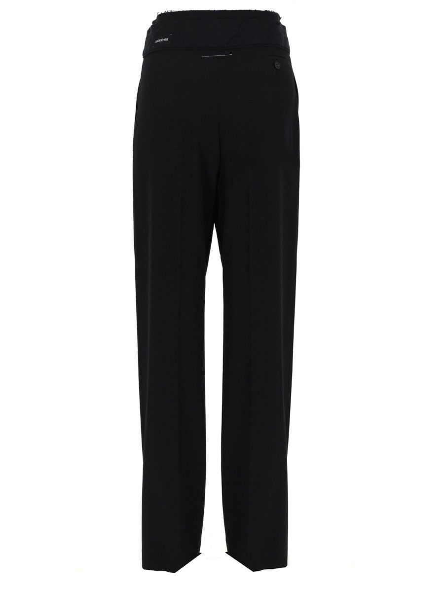 MM6 MM6 PANTALONE SARTORIALE CROSS-OVER - BLACK (IT 42) Size 42" / US 20 - 2 Thumbnail