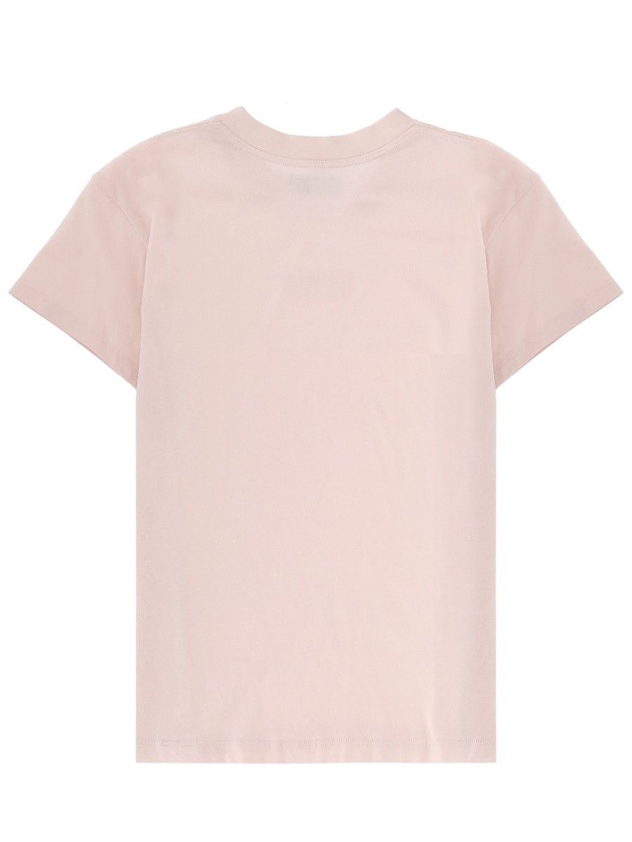 MM6 MM6 T-SHIRT WITH LOGO - PINK Size XS / US 0-2 / IT 36-38 - 2 Thumbnail
