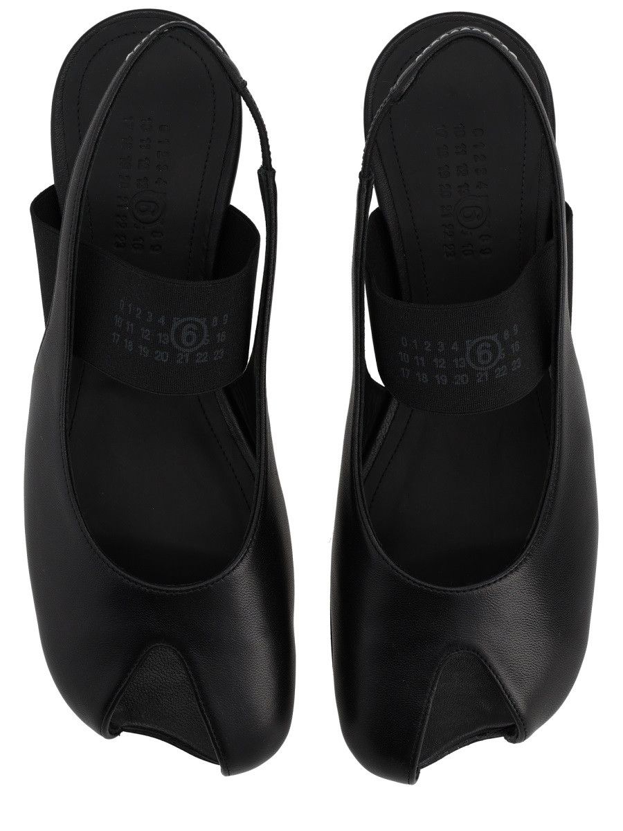 MM6 MM6 ANATOMICAL SLINGBACK SANDAL - BLACK (IT 40) Size US 10 / IT 40 - 5 Thumbnail