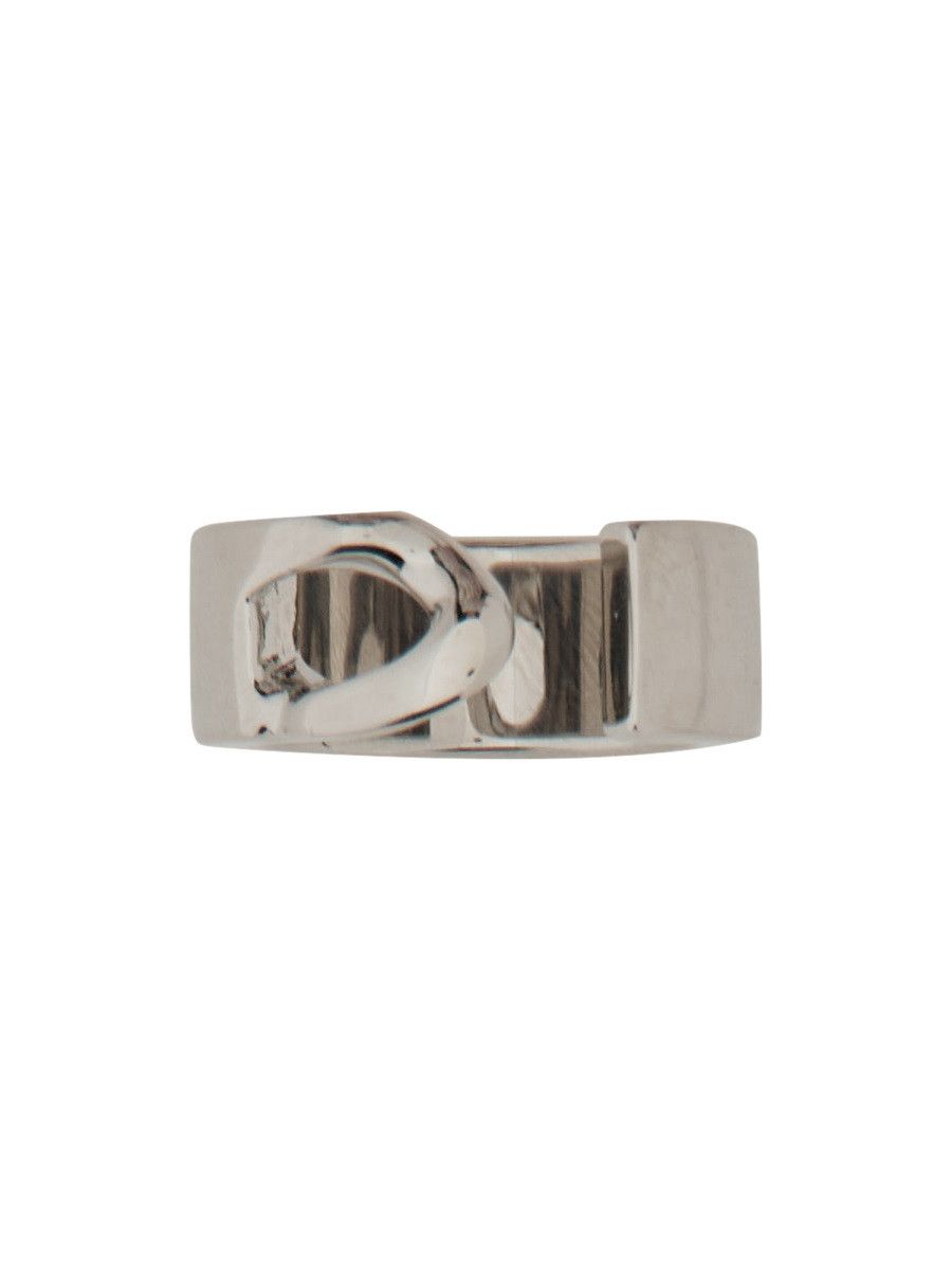 MM6 MM6 "MINIMAL NUMERIC" BAND RING - SILVER (NUMERIC 4) Size ONE SIZE - 2 Thumbnail