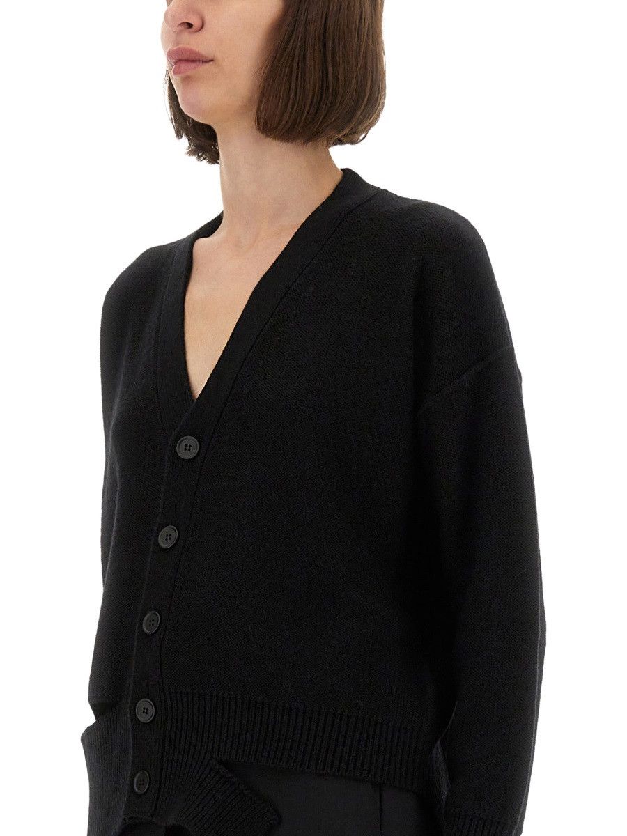 MM6 MM6 WOOL KNIT CARDIGAN - BLACK Size M / US 6-8 / IT 42-44 - 4 Thumbnail