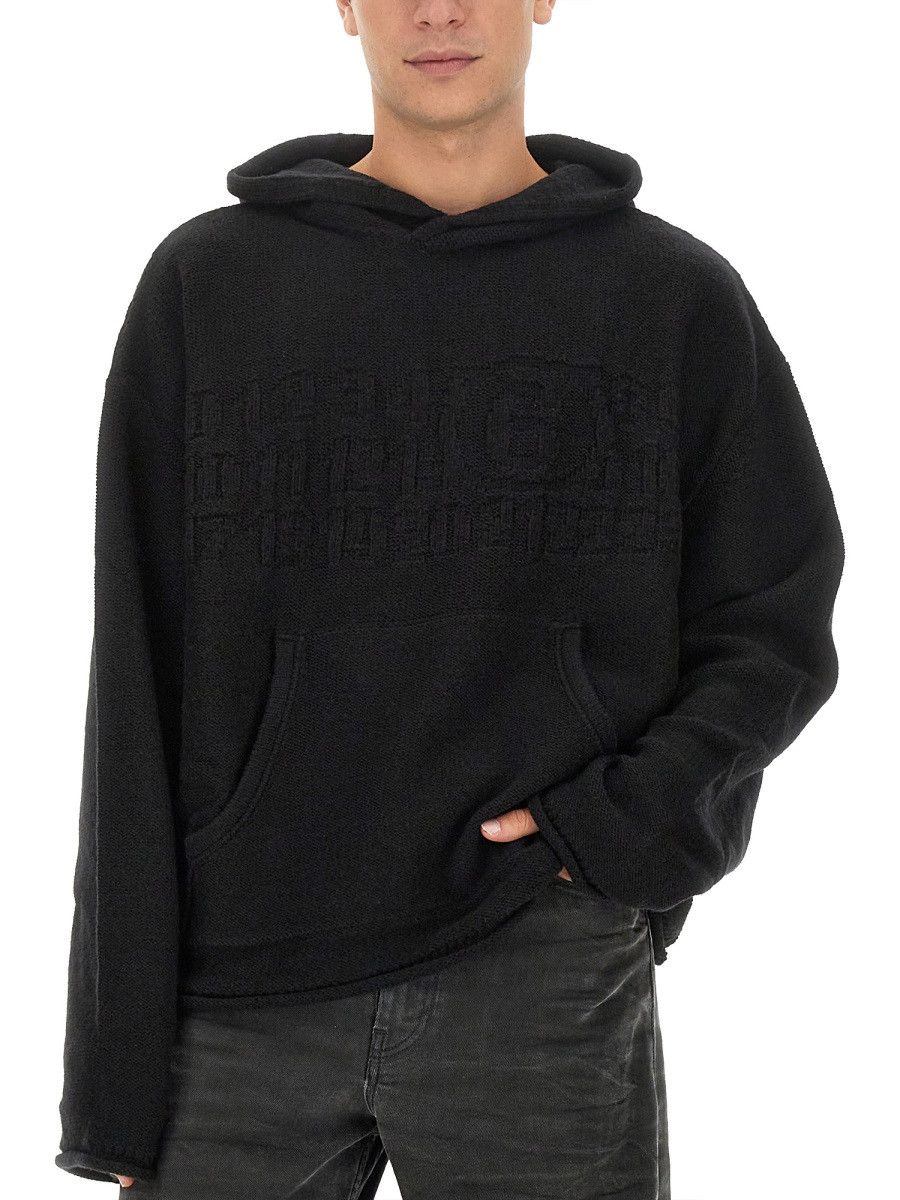 MM6 MM6 JERSEY WITH LOGO - BLACK Size US S / EU 44-46 / 1 - 4 Thumbnail