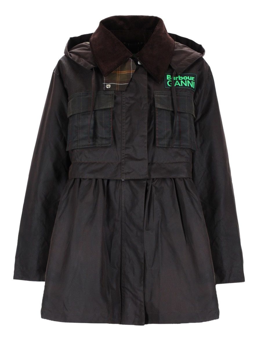 Barbour Barbour "BARBOUR X GANNNI" COAT - BROWN (UK 10) Size M / US 6-8 / IT 42-44 - 5 Thumbnail