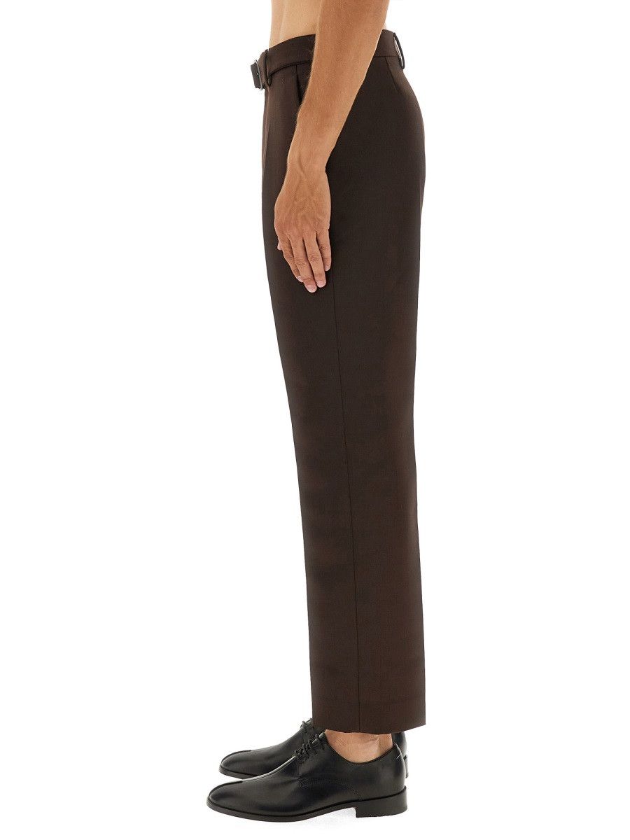 MM6 MM6 BELTED PANTS - BROWN (IT 52) Size US 36 / EU 52 - 4 Thumbnail
