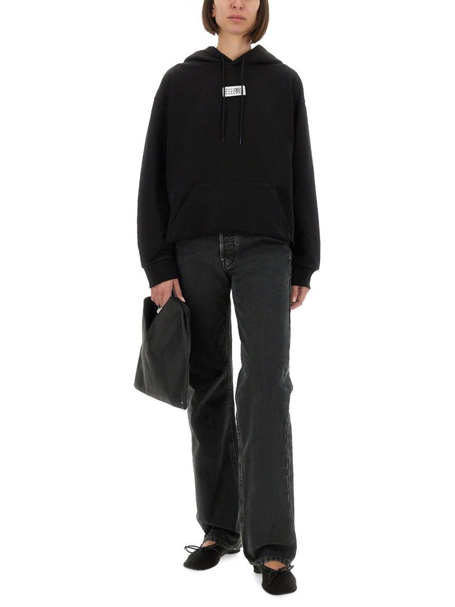 MM6 MM6 HOODIE - BLACK Size S / US 4 / IT 40 - 2 Thumbnail