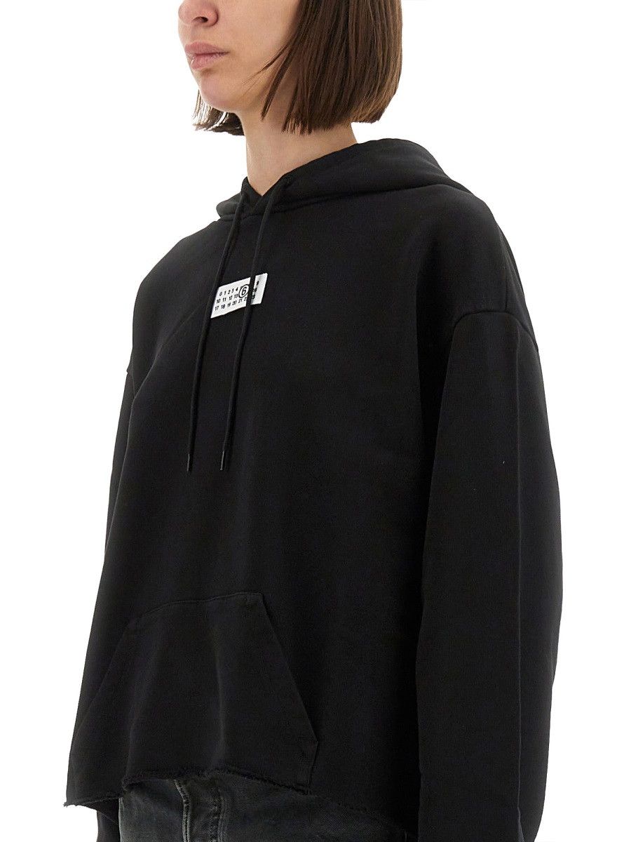 MM6 MM6 HOODIE - BLACK Size XS / US 0-2 / IT 36-38 - 4 Thumbnail