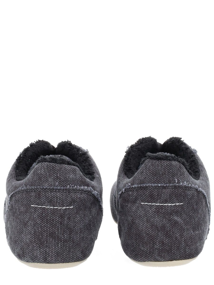 MM6 MM6 ANATOMICAL CANVAS SNEAKER - CHARCOAL (IT 44) Size US 11 / EU 44 - 4 Thumbnail
