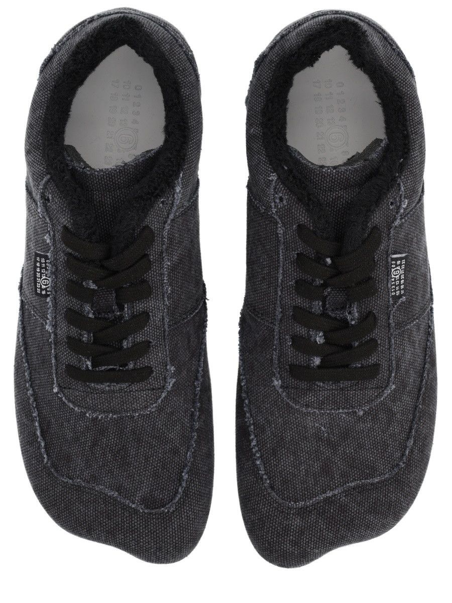 MM6 MM6 ANATOMICAL CANVAS SNEAKER - CHARCOAL (IT 44) Size US 11 / EU 44 - 5 Thumbnail