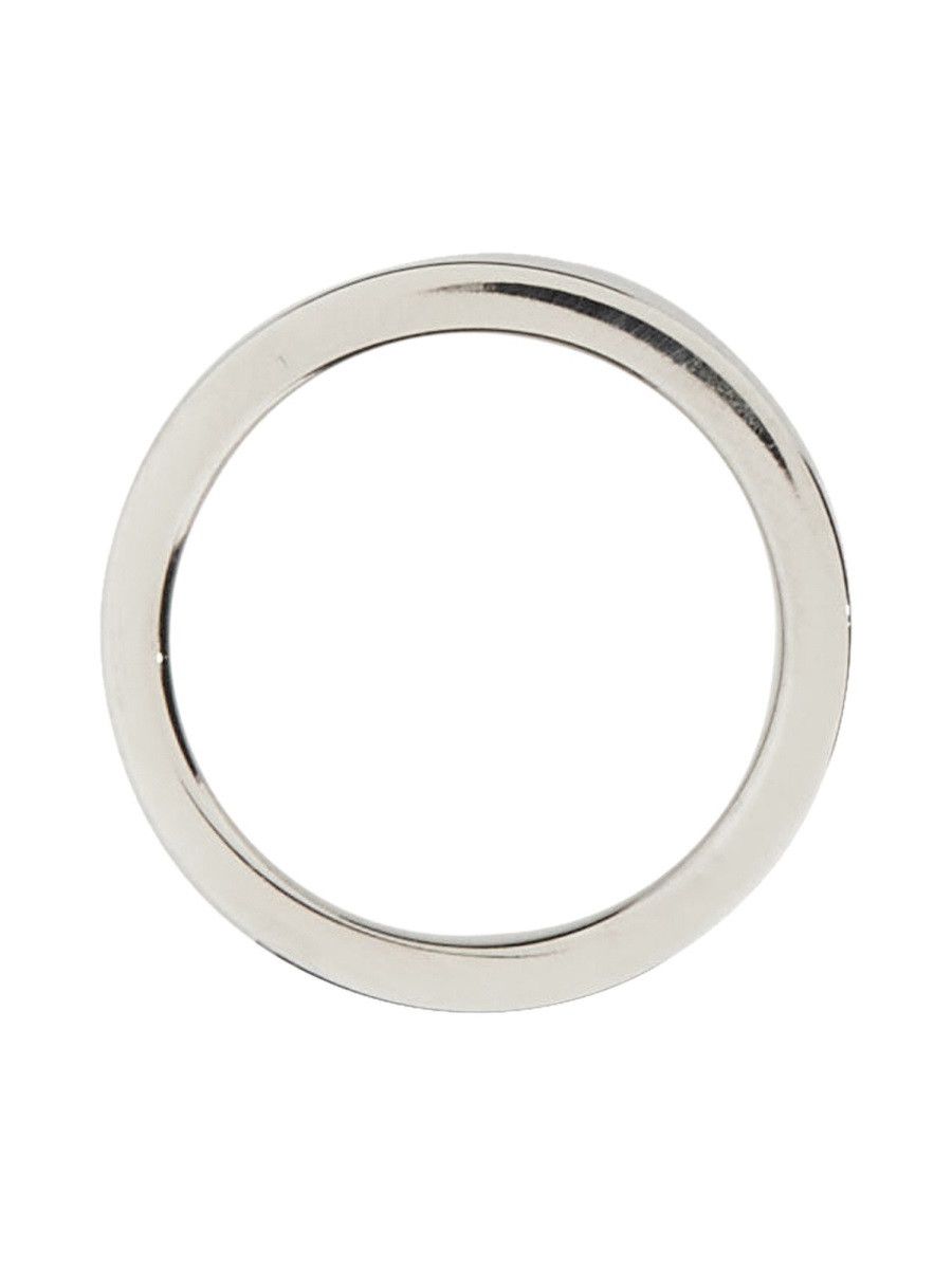 MM6 MM6 LOGO RING - SILVER (NUMERIC 5) Size ONE SIZE - 3 Thumbnail