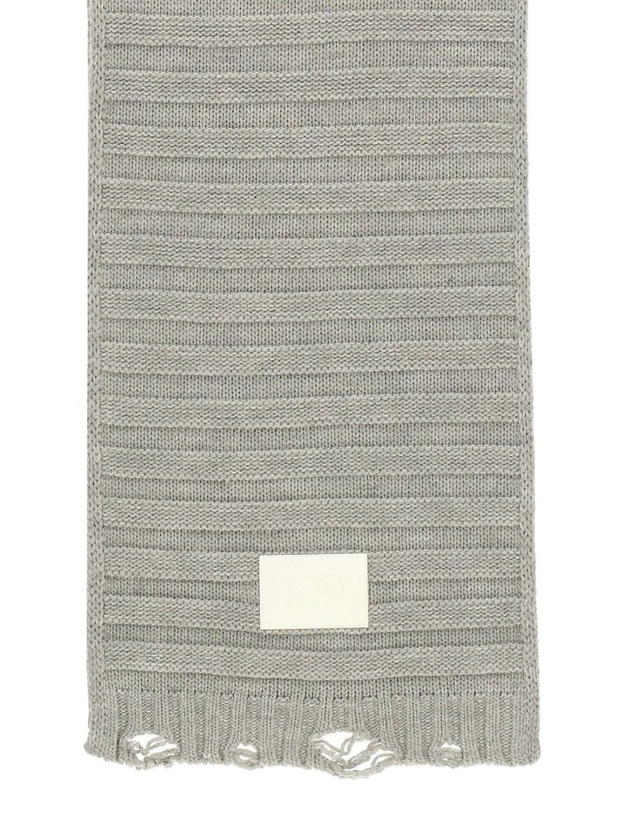 MM6 MM6 WOOL SCARF - GREY Size ONE SIZE - 2 Thumbnail