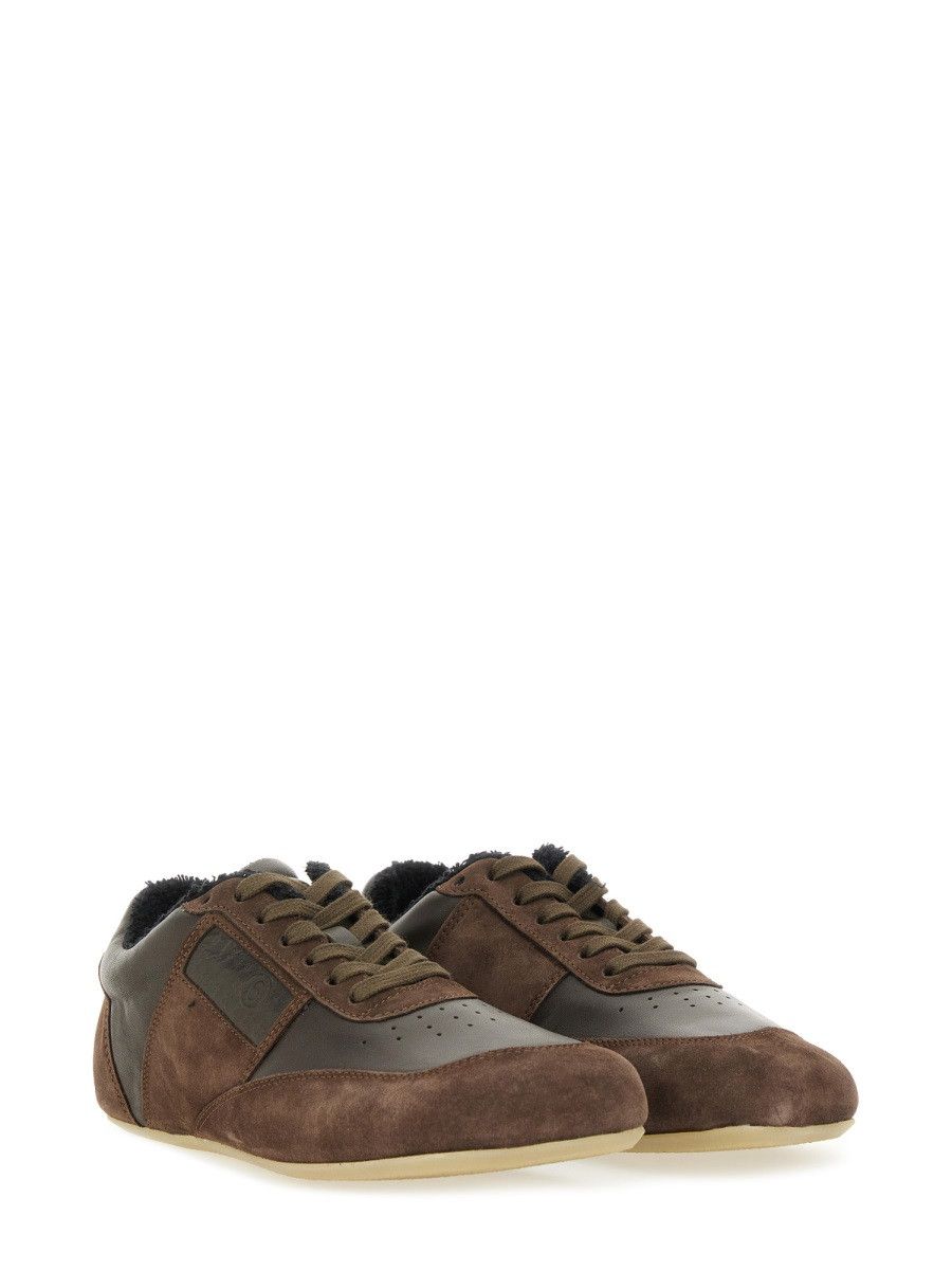 MM6 MM6 LEATHER SNEAKER - BROWN (IT 41) Size US 11 / IT 41 - 2 Thumbnail