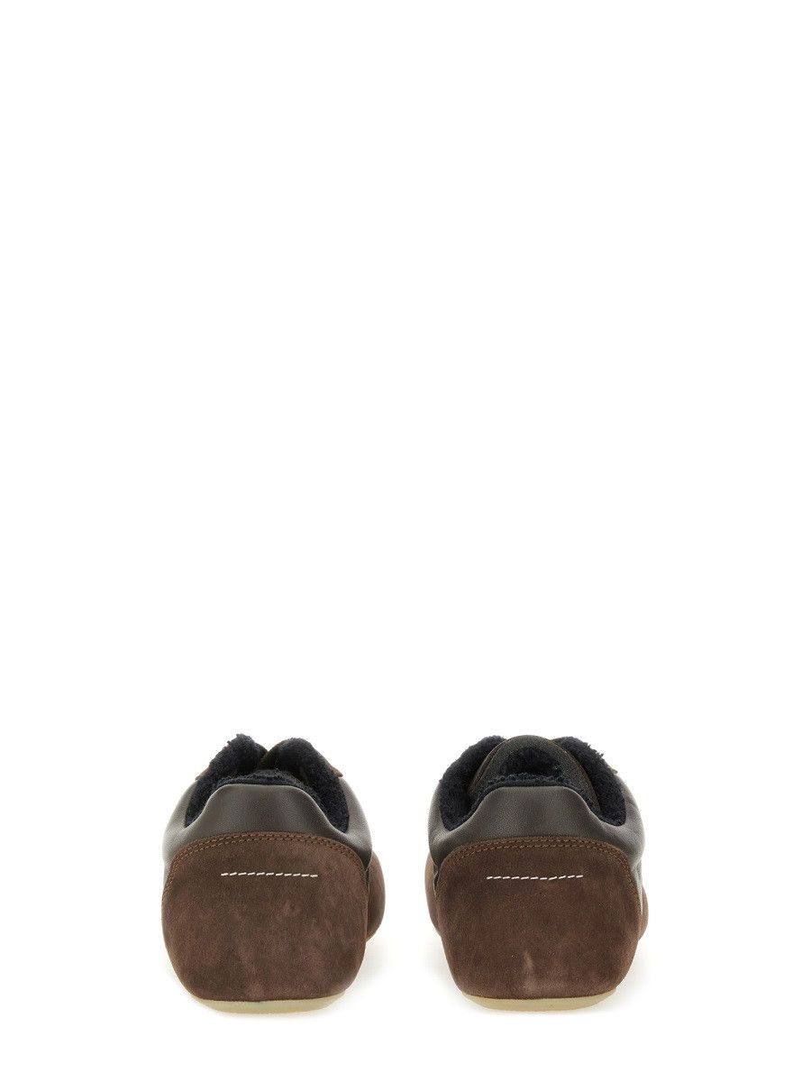 MM6 MM6 LEATHER SNEAKER - BROWN (IT 41) Size US 11 / IT 41 - 3 Thumbnail