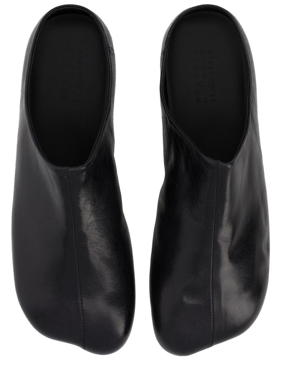 MM6 MM6 ANATOMICAL LEATHER SABOT - BLACK (IT 44) Size US 11 / EU 44 - 3 Thumbnail