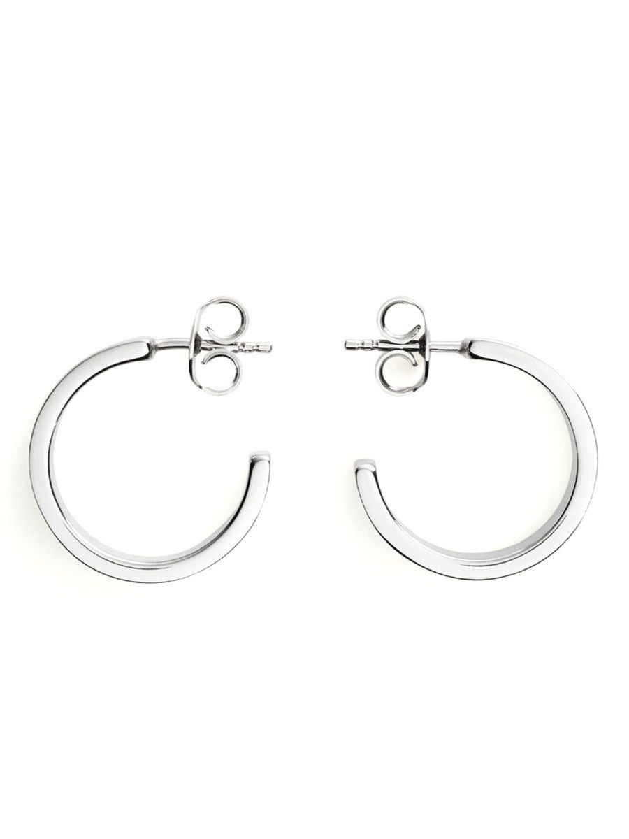 MM6 MM6 LOGO EARRINGS - SILVER Size ONE SIZE - 2 Thumbnail
