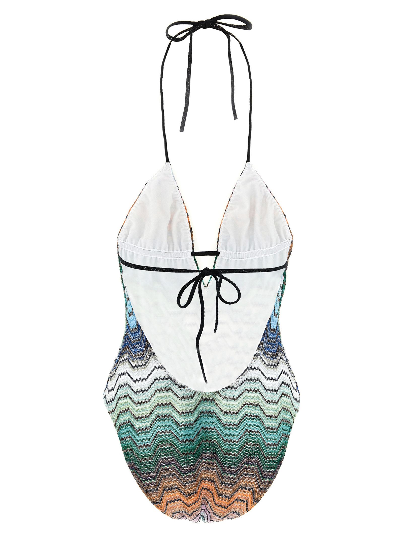 Missoni Greek Pattern One-Piece Swimsuit Size 32" / US 10 / IT 46 - 2 Thumbnail