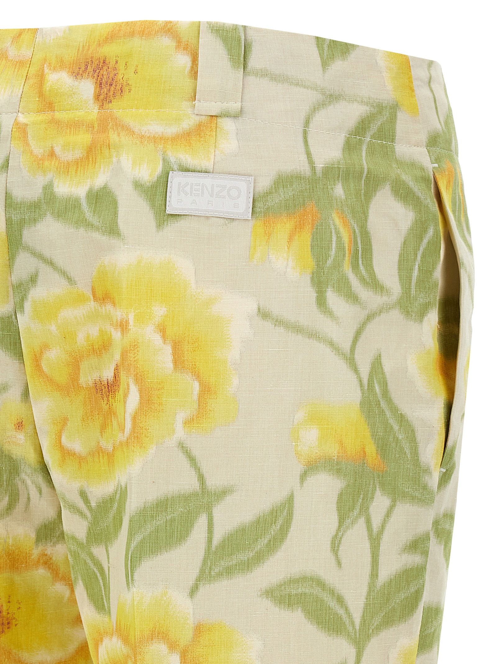 Kenzo 'Kenzo Peonies' Pants Size 28" / US 6 / IT 42 - 4 Thumbnail