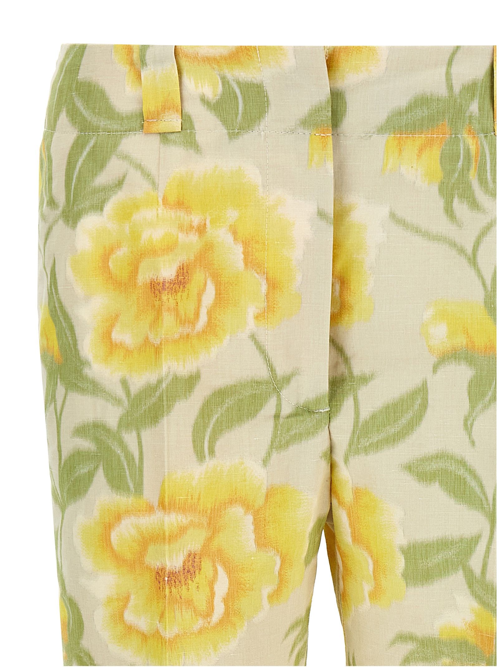 Kenzo 'Kenzo Peonies' Pants Size 28" / US 6 / IT 42 - 3 Thumbnail