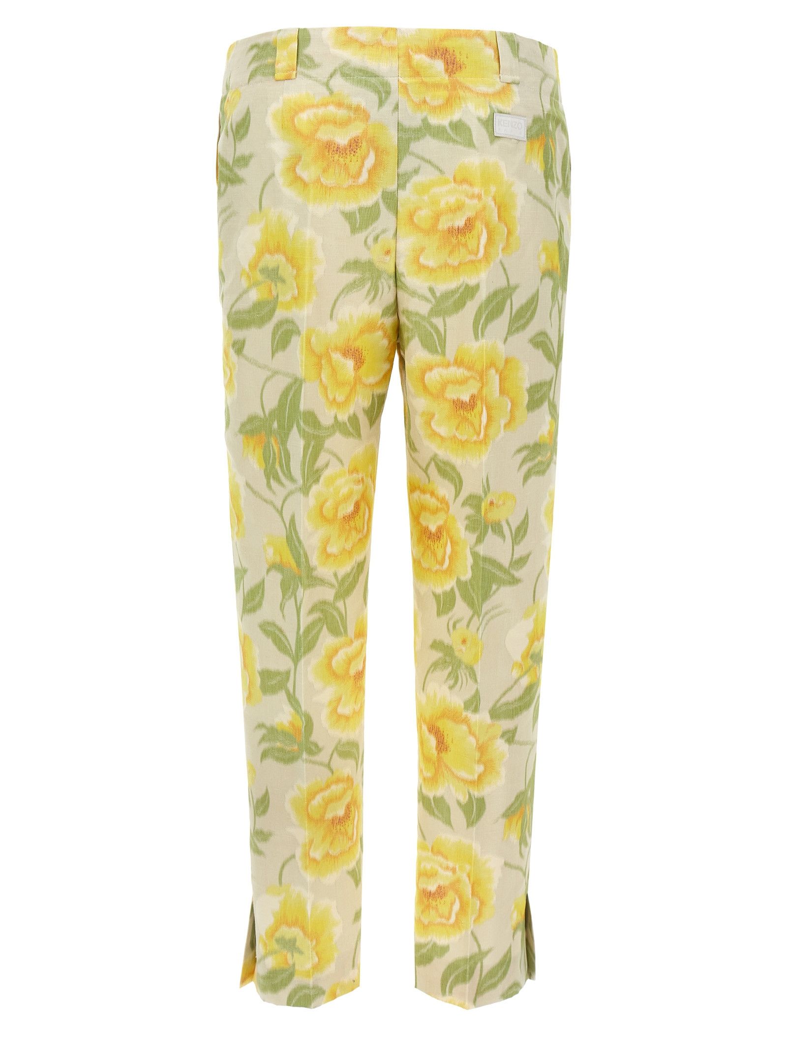 Kenzo 'Kenzo Peonies' Pants Size 28" / US 6 / IT 42 - 2 Thumbnail