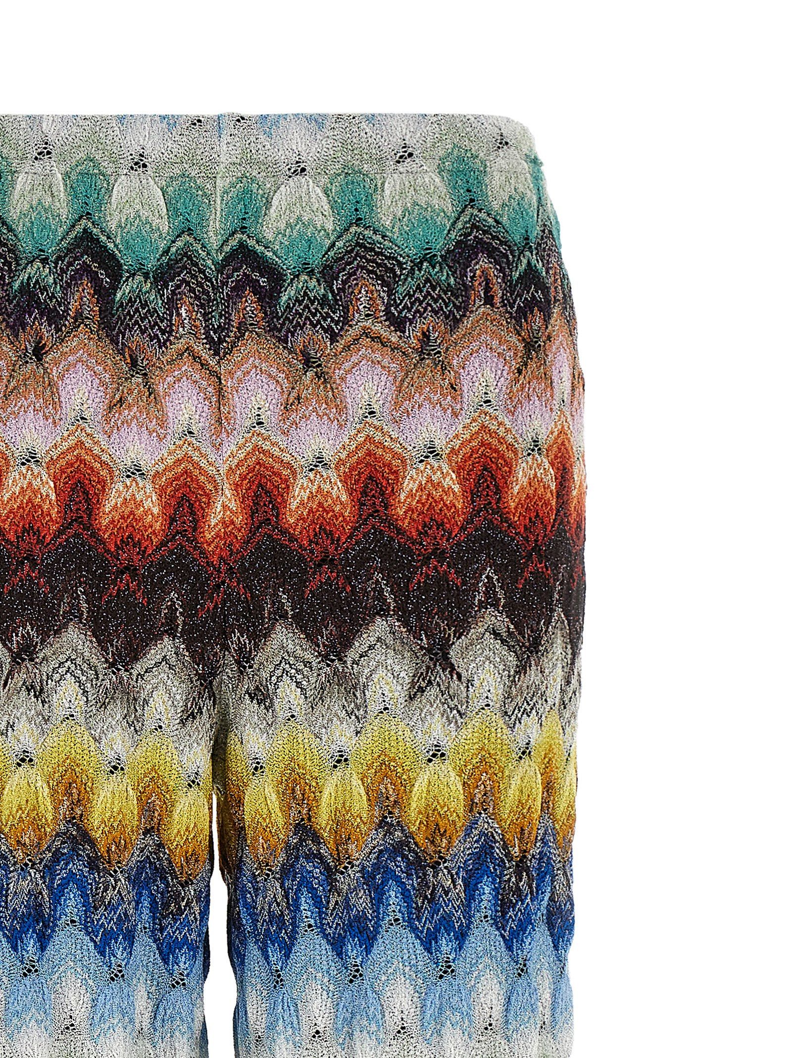Missoni Lamé Viscose Pants Size 28" / US 6 / IT 42 - 3 Thumbnail
